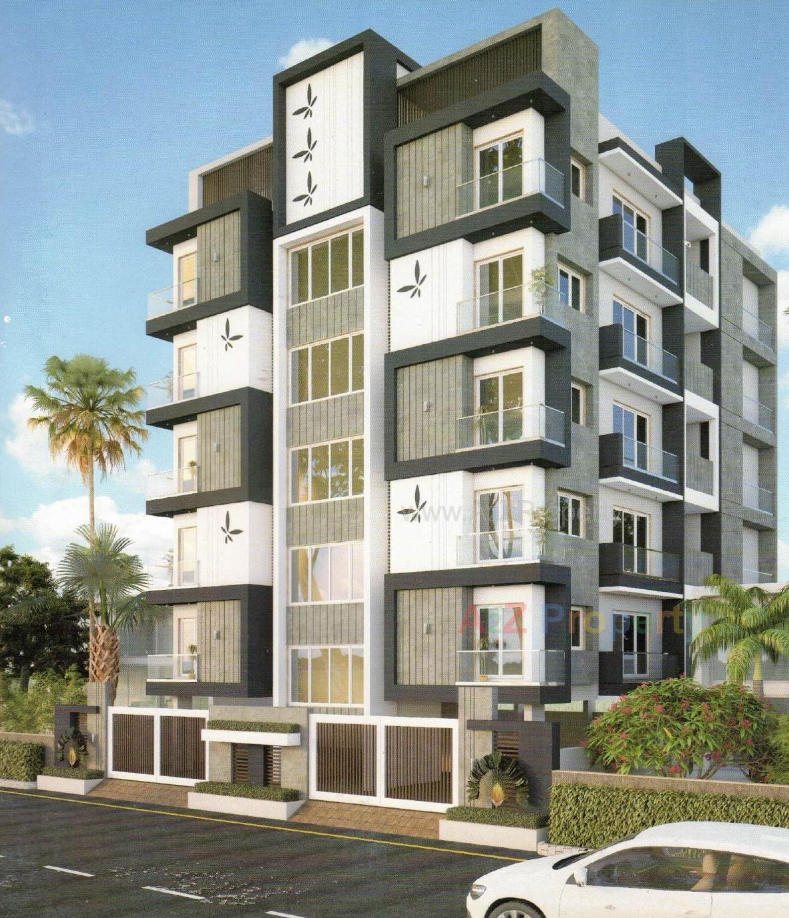 3D Elevation of real estate project Sarvottam Avenue located at Mavdi, Rajkot, Gujarat