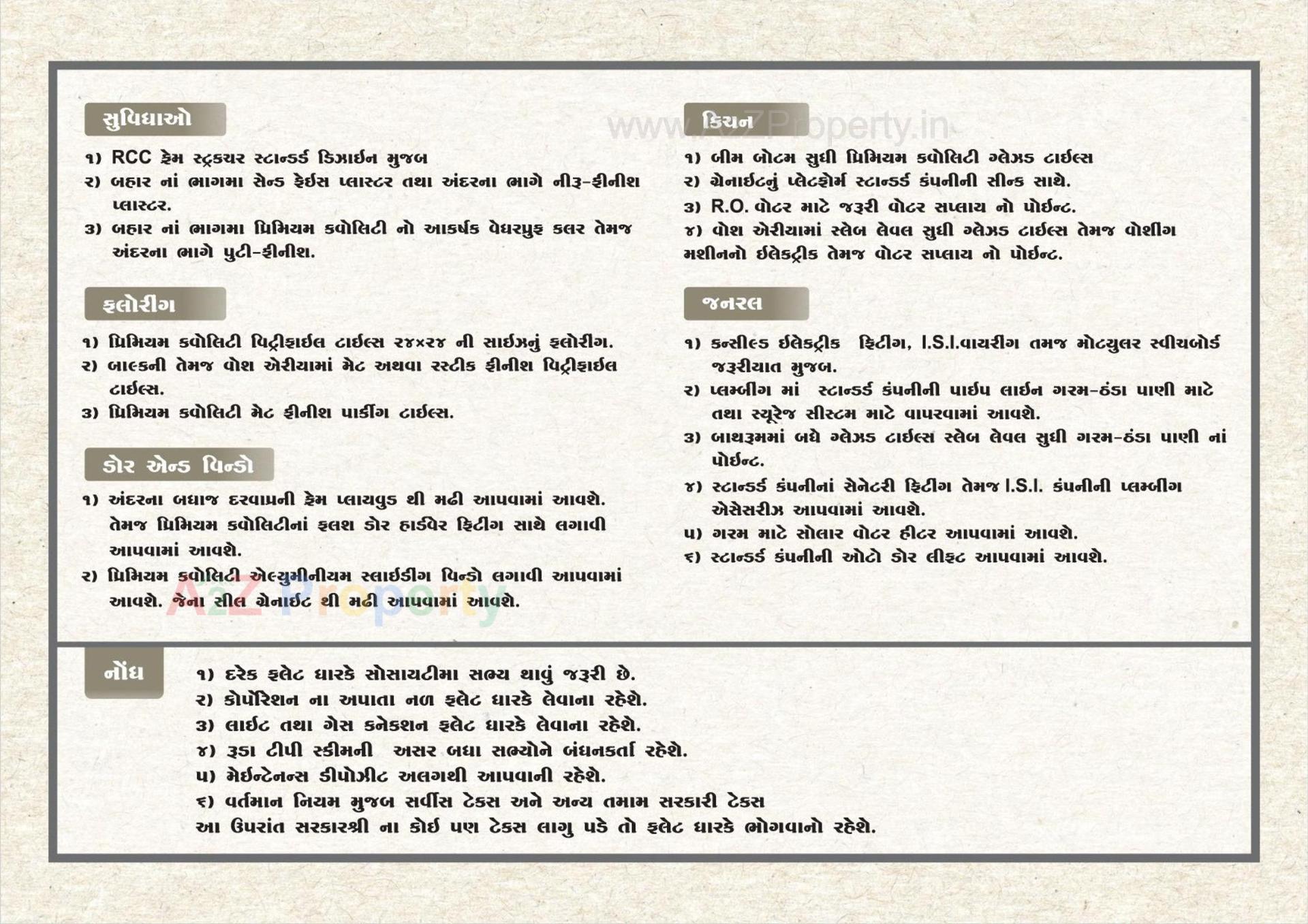  of real estate project Sarvottam Green located at Mavdi, Rajkot, Gujarat