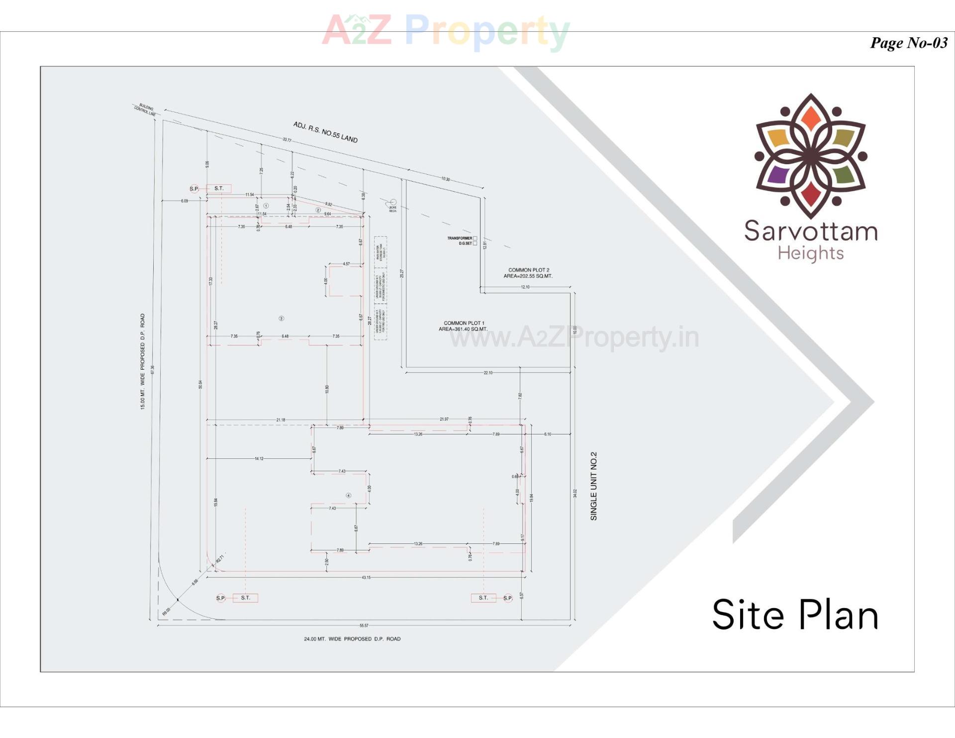  of real estate project Sarvottam Heights located at Kangashiyali, Rajkot, Gujarat