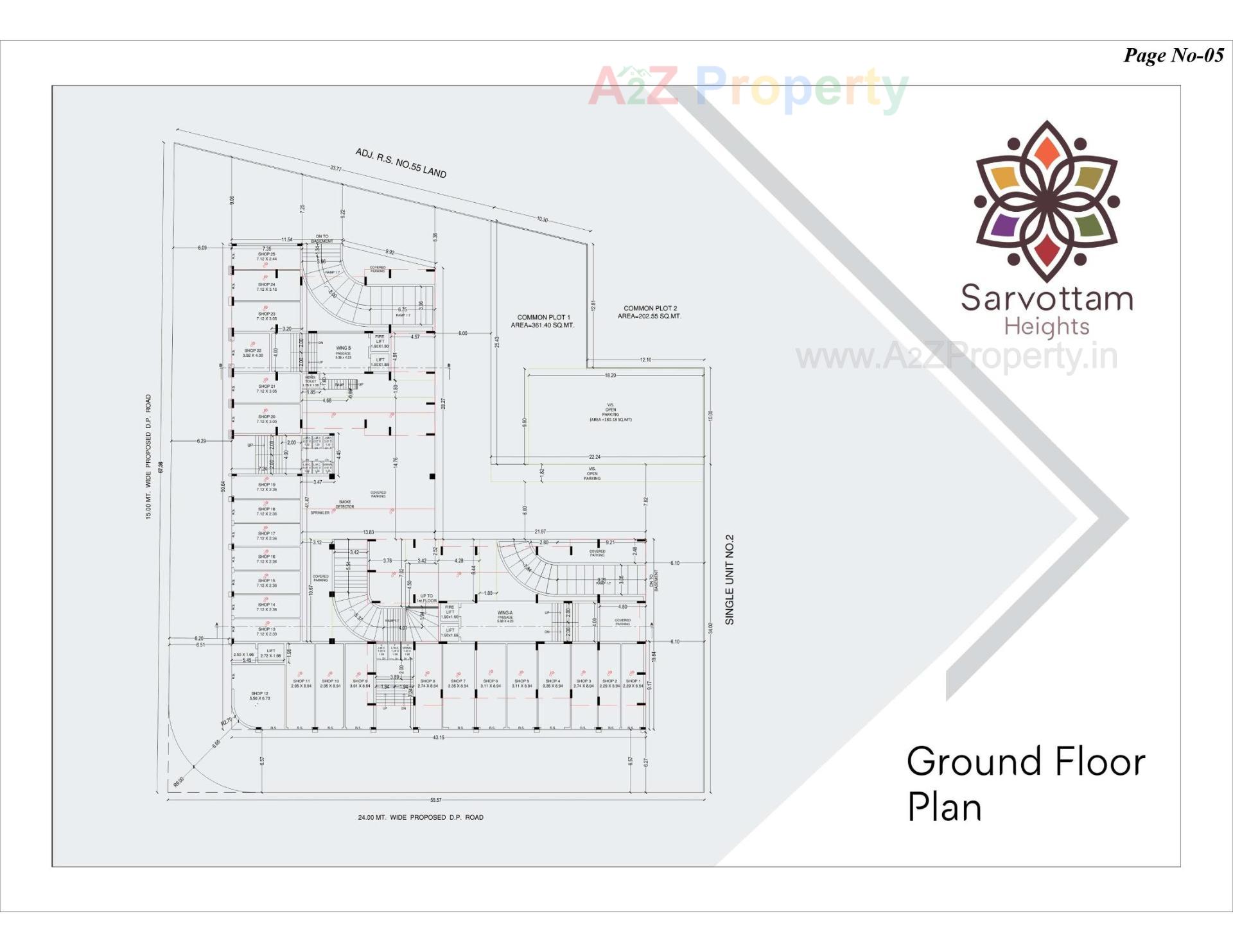  of real estate project Sarvottam Heights located at Kangashiyali, Rajkot, Gujarat