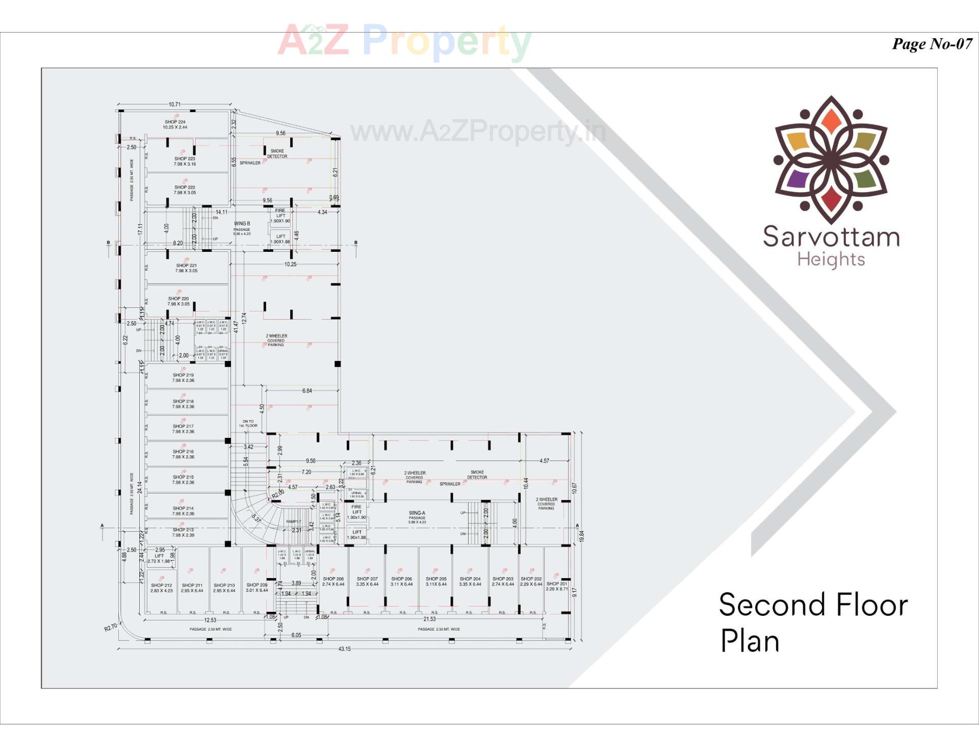  of real estate project Sarvottam Heights located at Kangashiyali, Rajkot, Gujarat