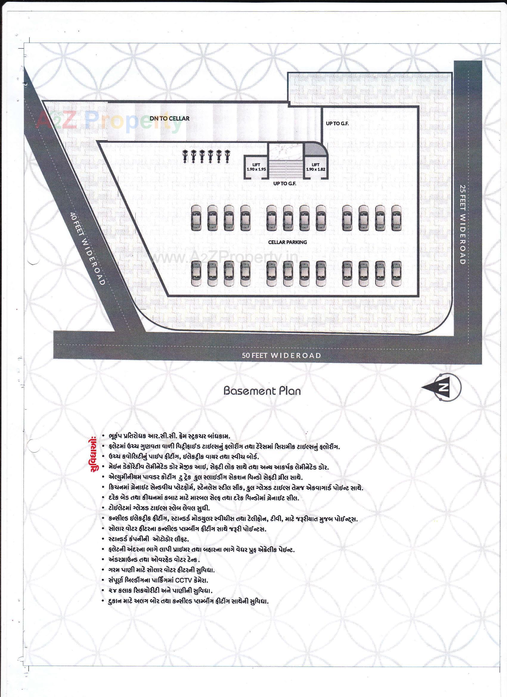  of real estate project Sarvottam Palace located at Mavdi, Rajkot, Gujarat