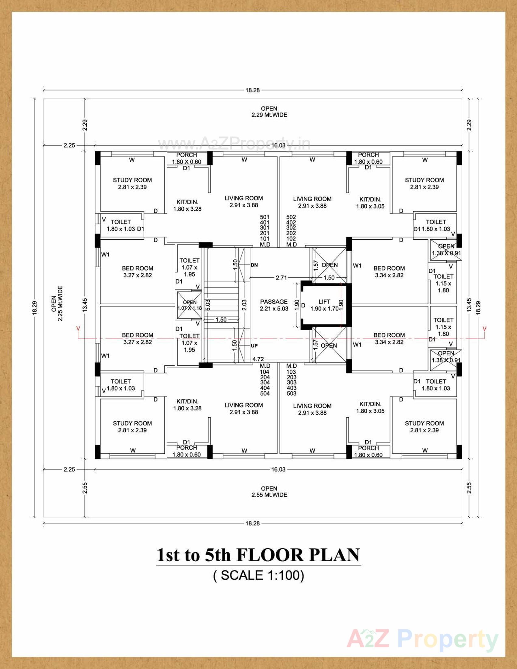 Layout of real estate project Sarvottam Villa located at Mavdi, Rajkot, Gujarat