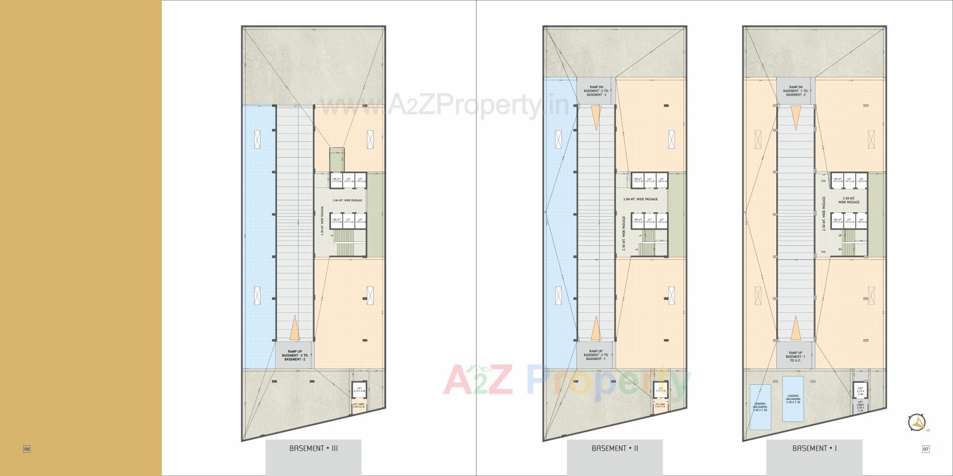 Layout of real estate project Sattva Square located at Nanamava, Rajkot, Gujarat
