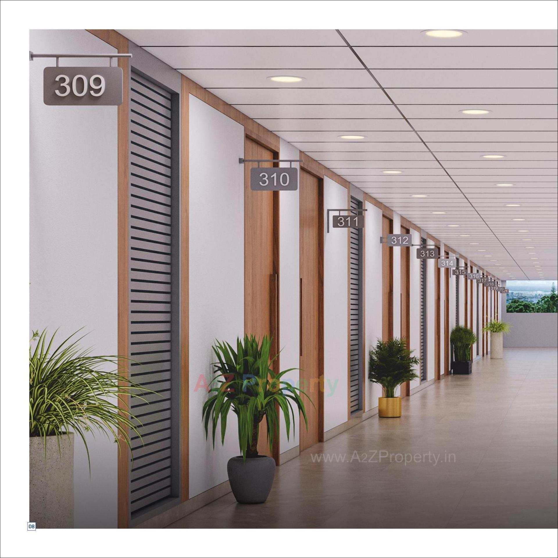 3D Elevation of real estate project Sattva Square located at Nanamava, Rajkot, Gujarat