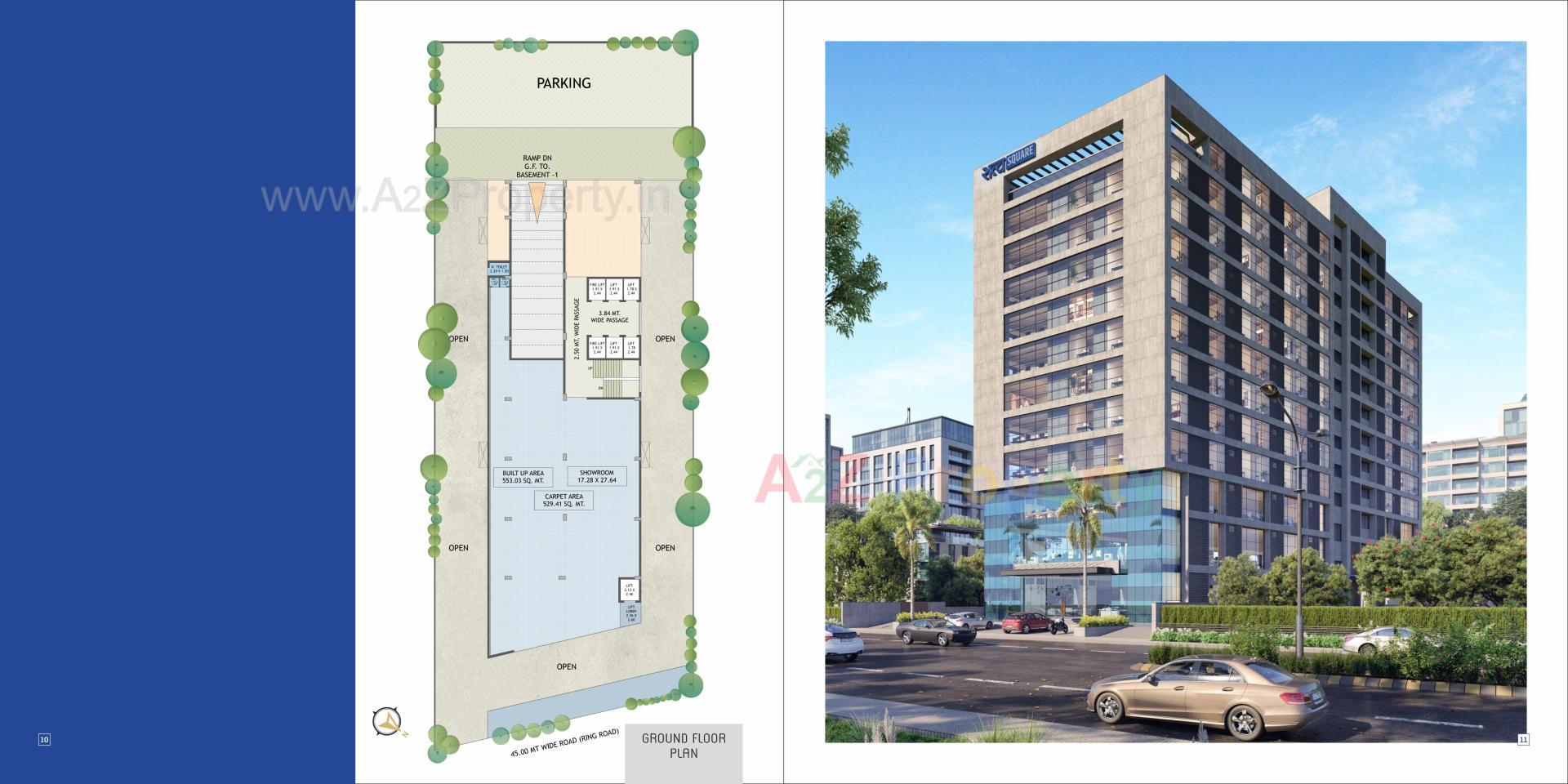  of real estate project Sattva Square located at Nanamava, Rajkot, Gujarat