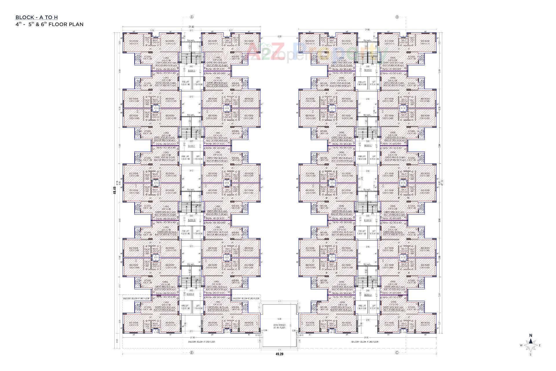 Layout of real estate project Satyam Elegance located at Rajkot, Rajkot, Gujarat