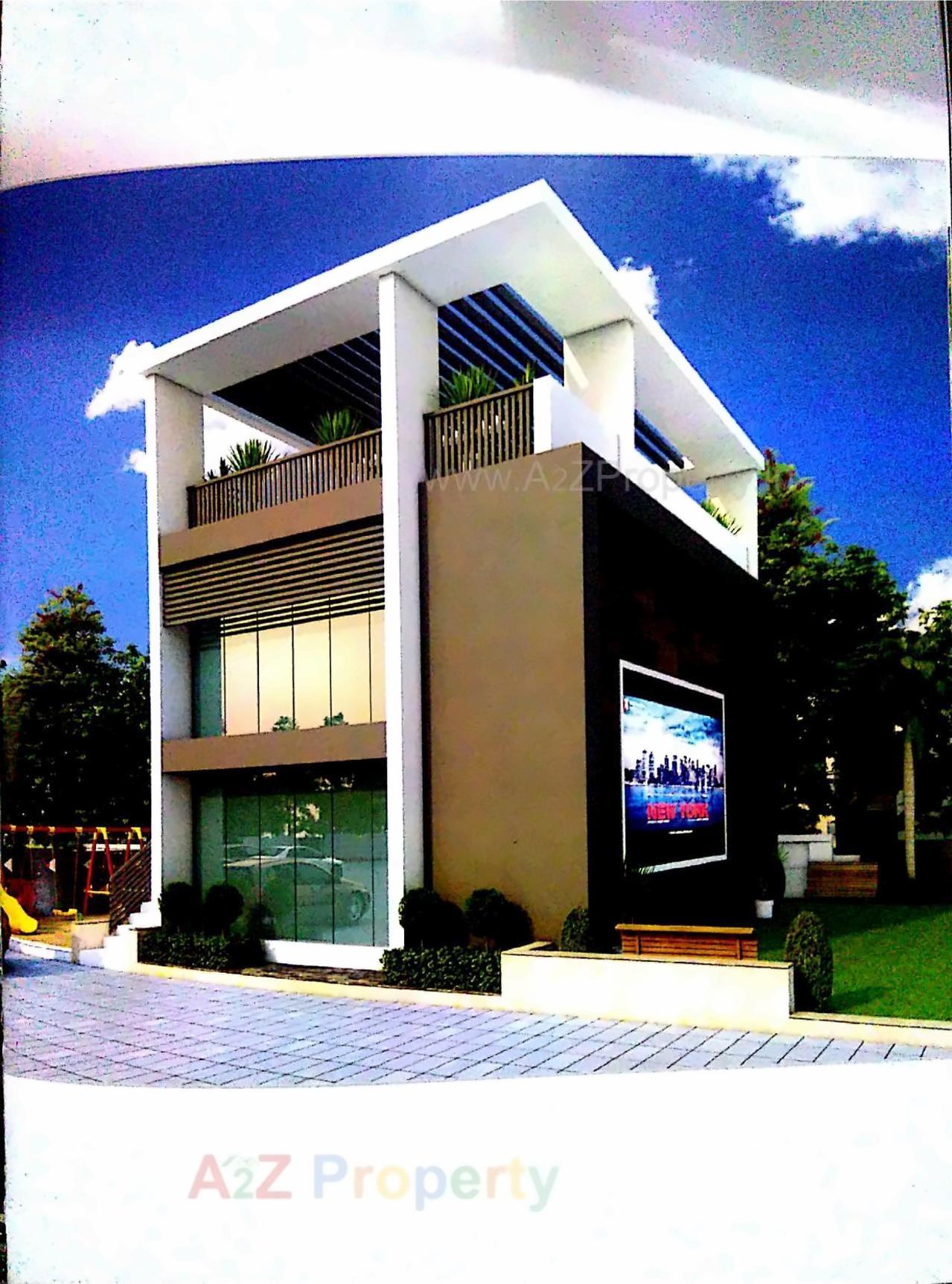 3D Elevation of real estate project Satyam Hills located at Vavadi, Rajkot, Gujarat