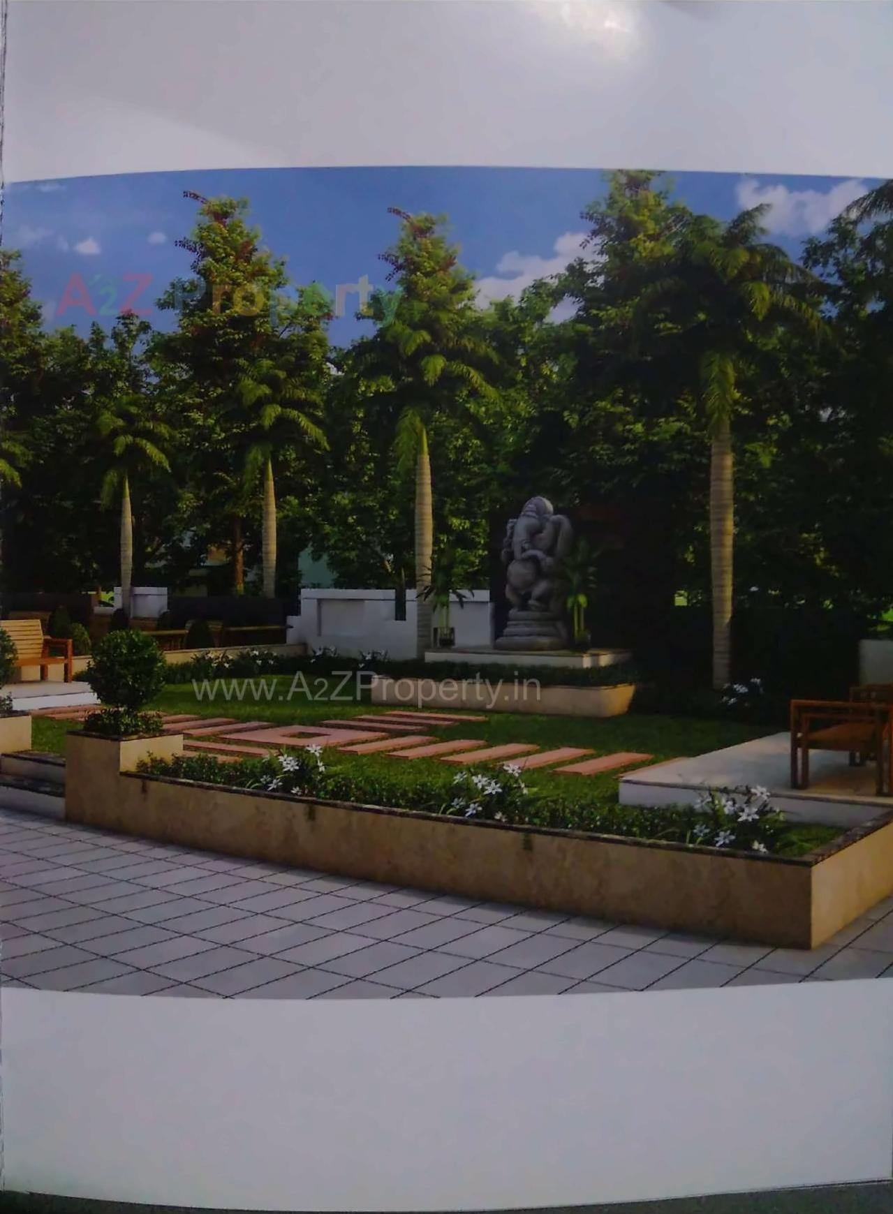 3D Elevation of real estate project Satyam Hills located at Vavadi, Rajkot, Gujarat