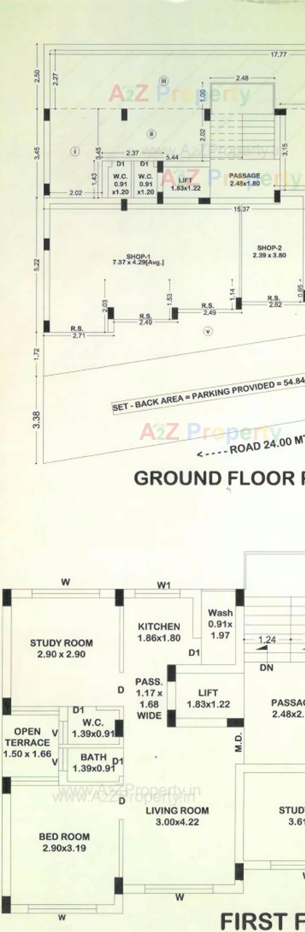 Layout of real estate project Satyam Palace located at Kothariya, Rajkot, Gujarat
