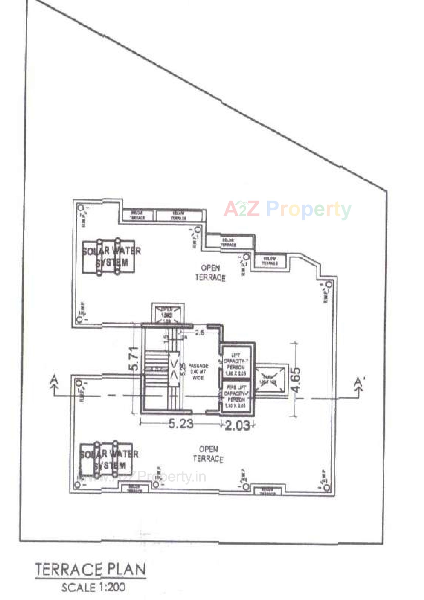 Layout of real estate project Satyam Point located at Mavdi, Rajkot, Gujarat