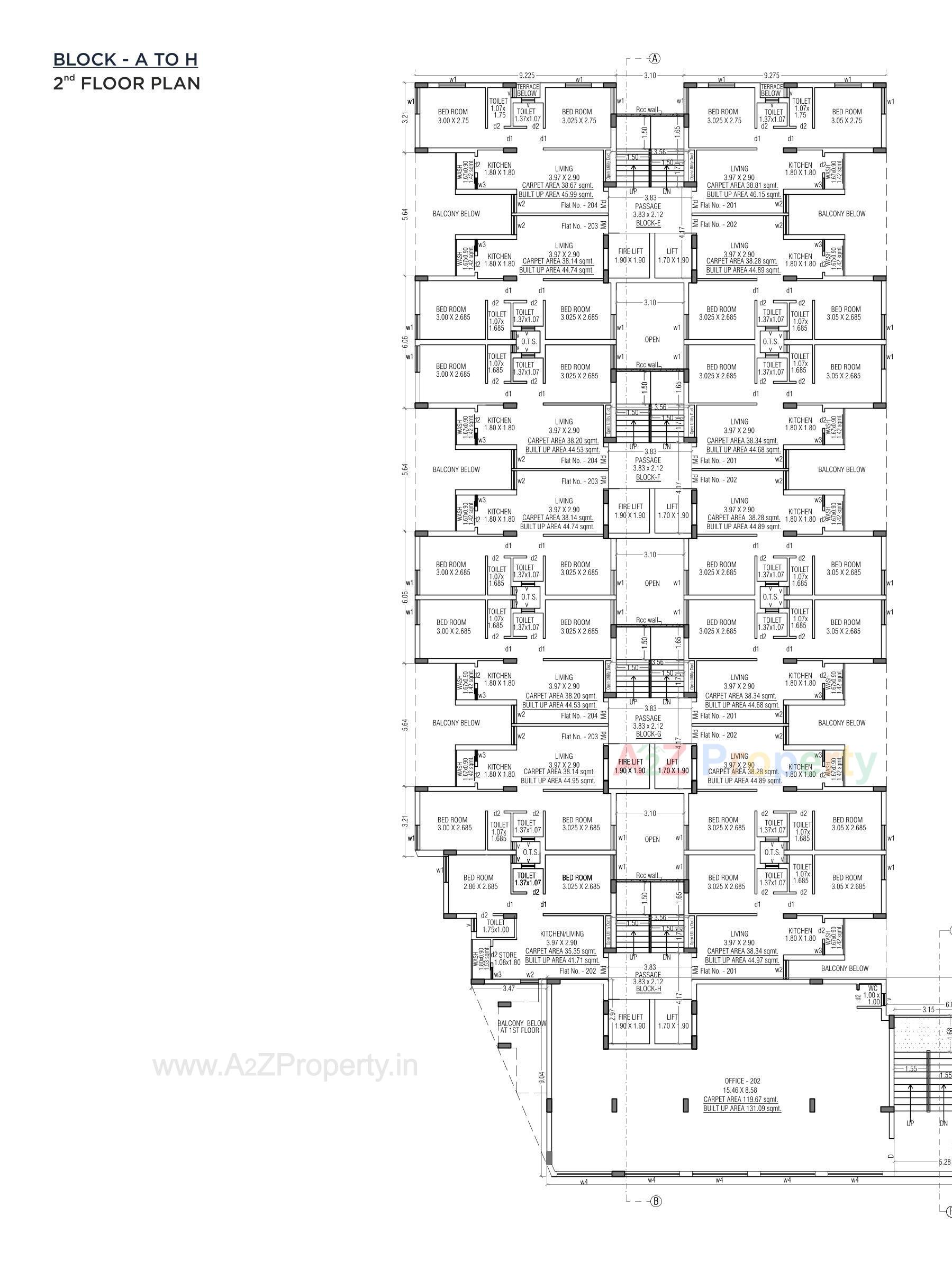 Layout of real estate project Satyam River View located at Rajkot, Rajkot, Gujarat
