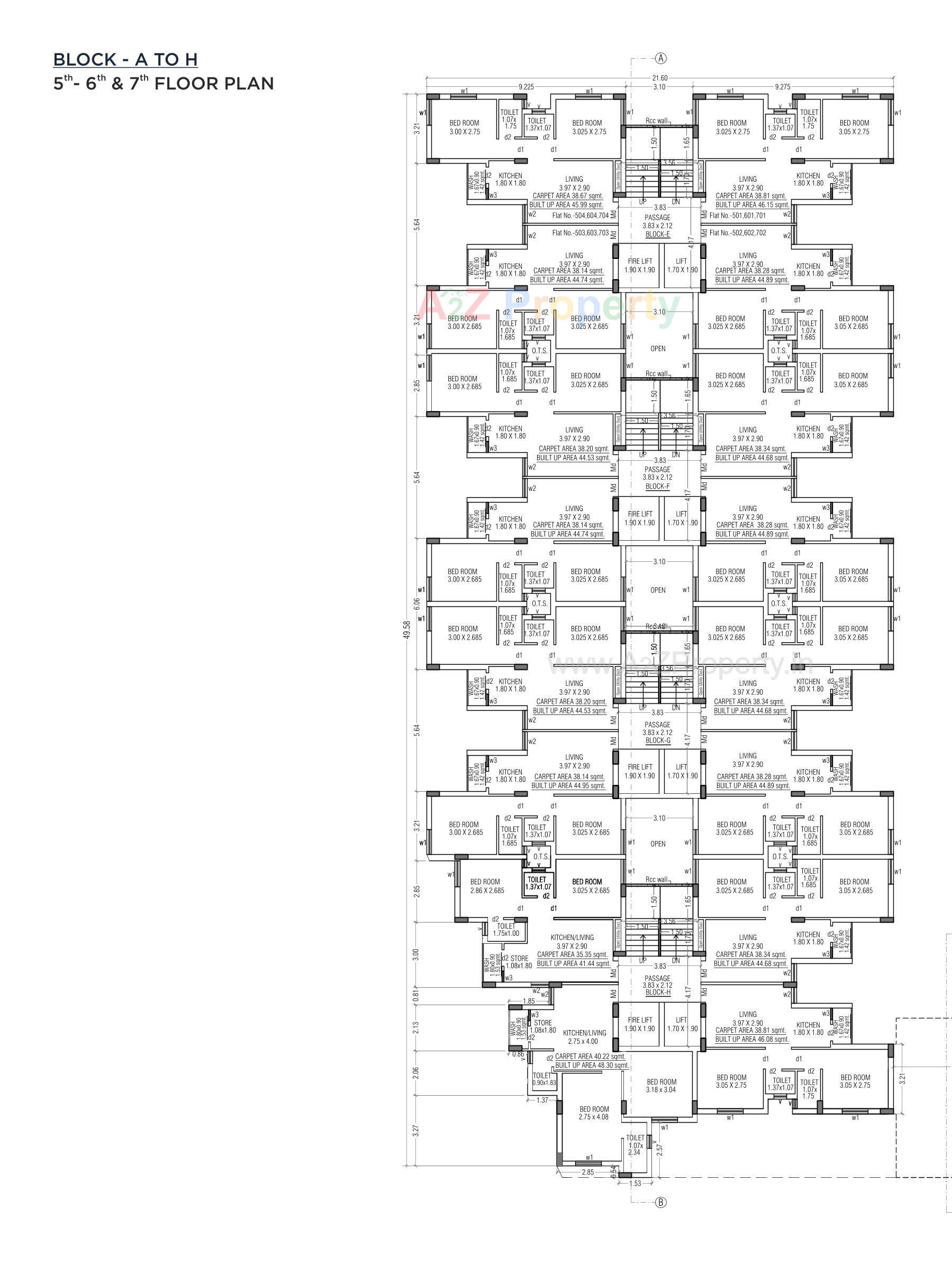 Layout of real estate project Satyam River View located at Rajkot, Rajkot, Gujarat
