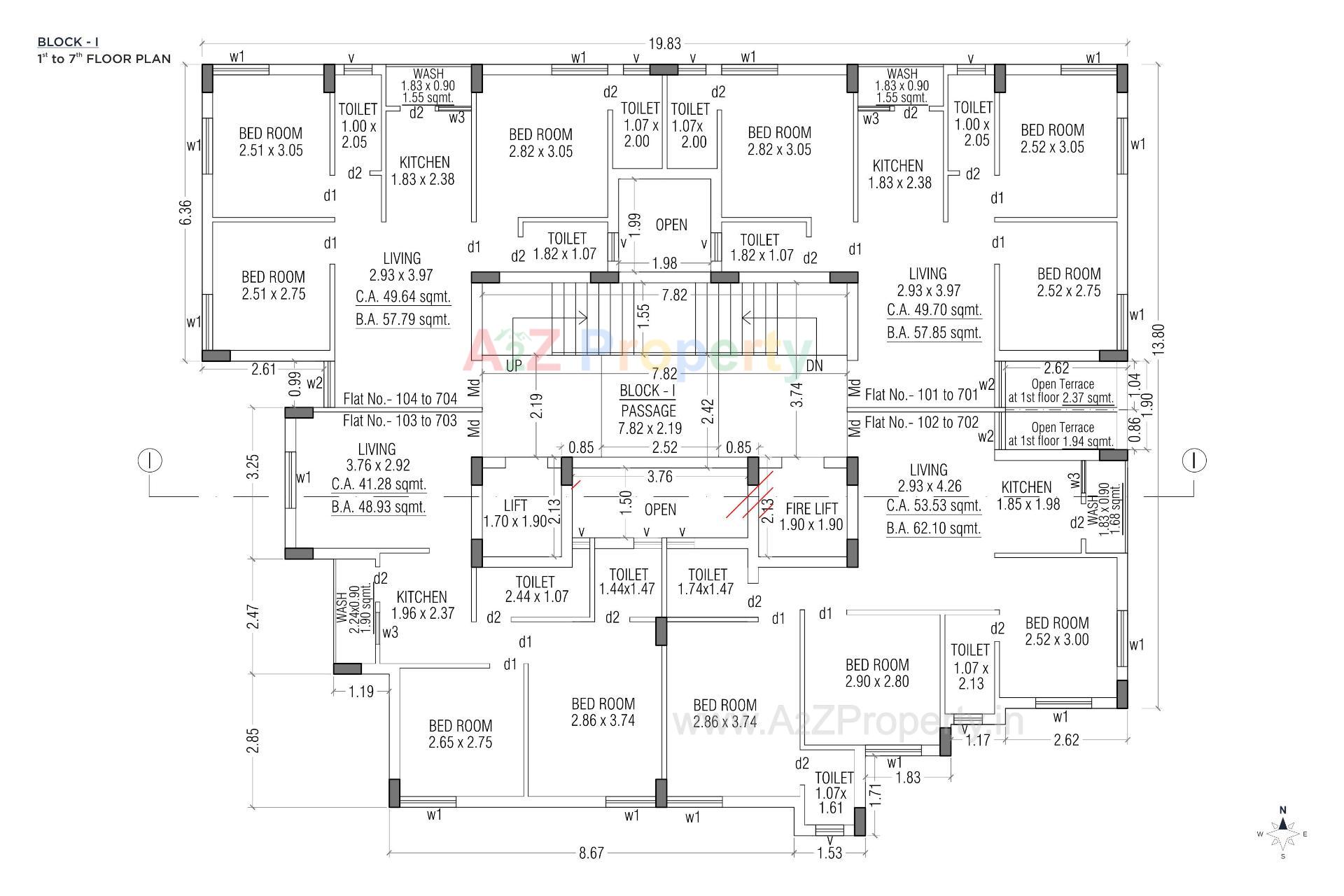 Layout of real estate project Satyam River View located at Rajkot, Rajkot, Gujarat