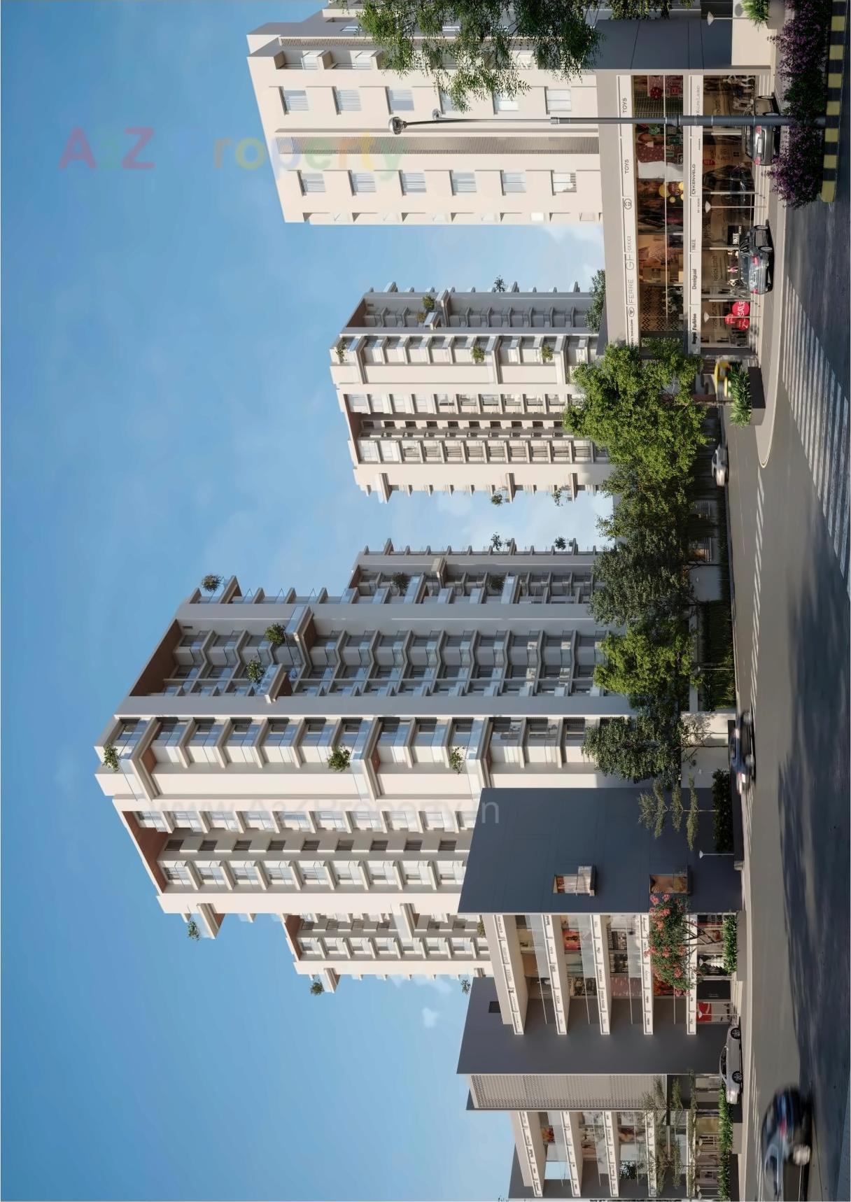 3D Elevation of real estate project Savan Surface Serena located at Raiya, Rajkot, Gujarat