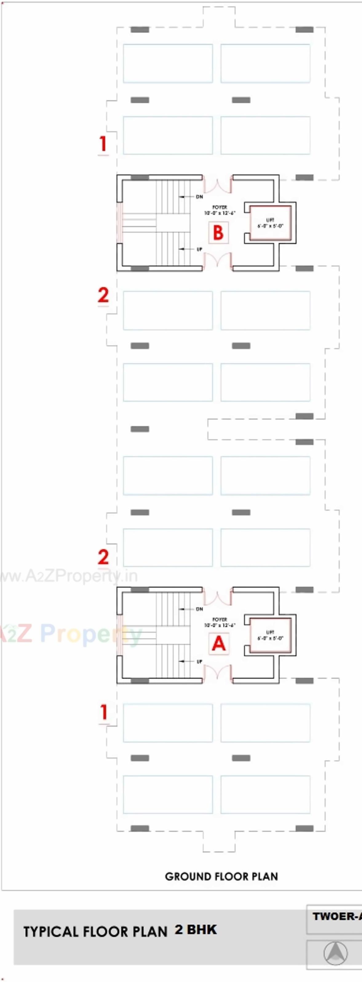 Layout of real estate project Savan Surface Serena located at Raiya, Rajkot, Gujarat