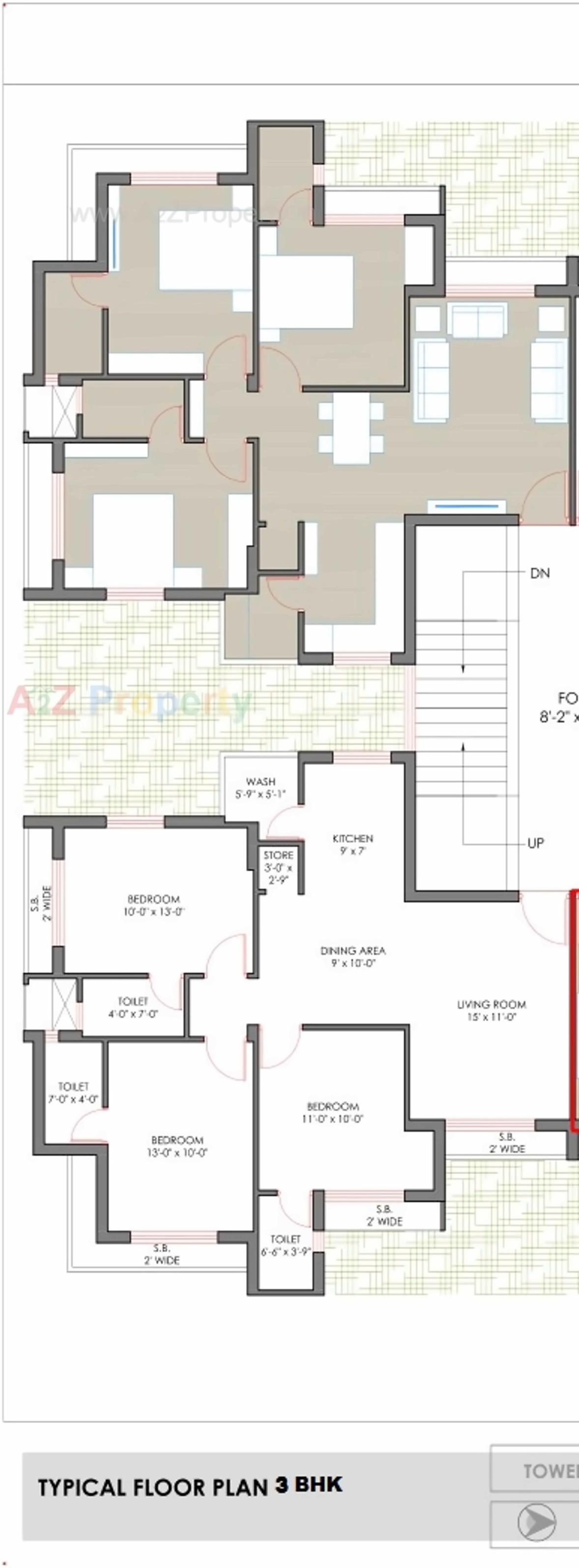 Layout of real estate project Savan Surface Serena located at Raiya, Rajkot, Gujarat