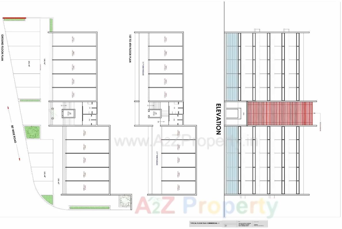 Layout of real estate project Savan Surface Serena located at Raiya, Rajkot, Gujarat