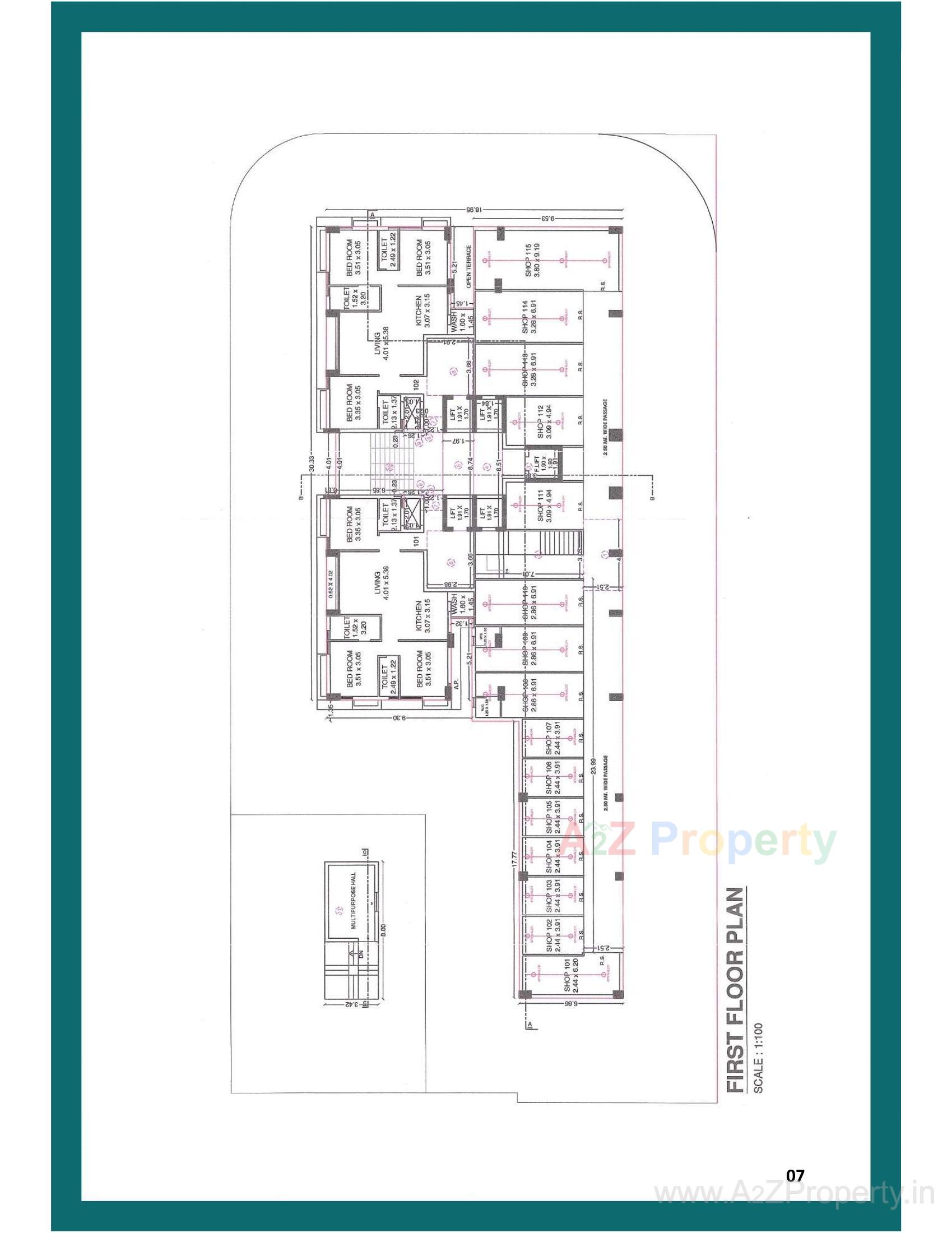 Layout of real estate project Selenium City located at Haripal, Rajkot, Gujarat