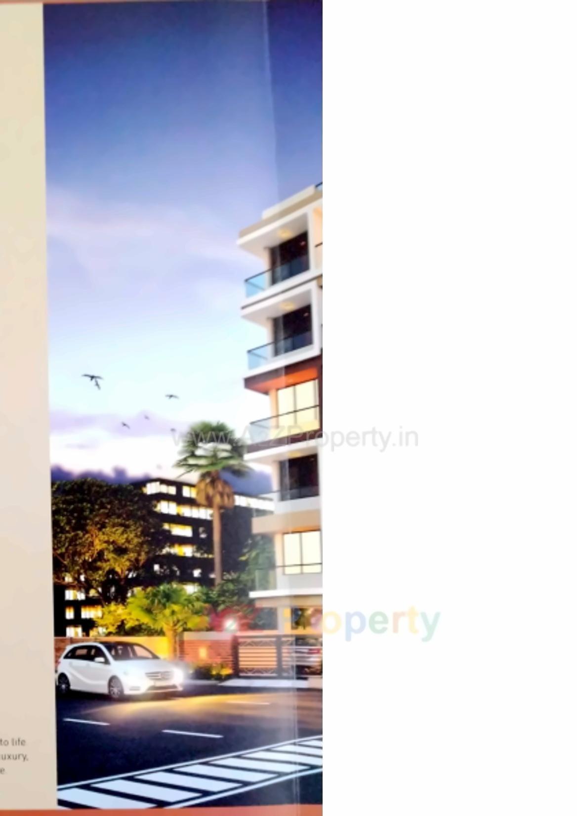 3D Elevation of real estate project Sentosa Hill located at Nanamava, Rajkot, Gujarat