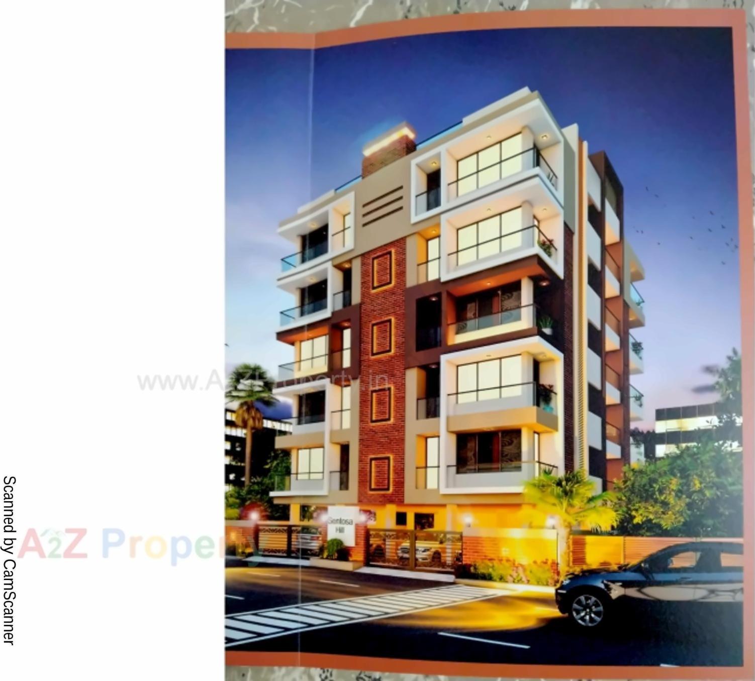 3D Elevation of real estate project Sentosa Hill located at Nanamava, Rajkot, Gujarat