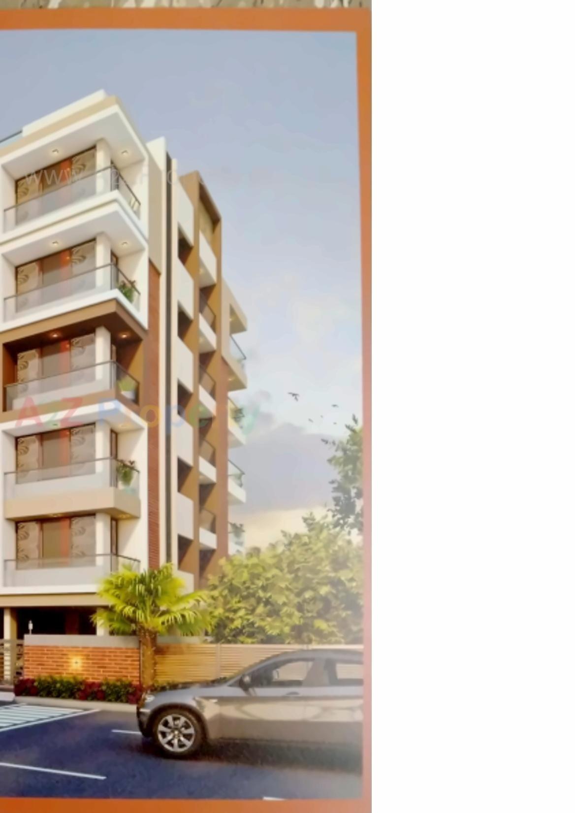 3D Elevation of real estate project Sentosa Hill located at Nanamava, Rajkot, Gujarat