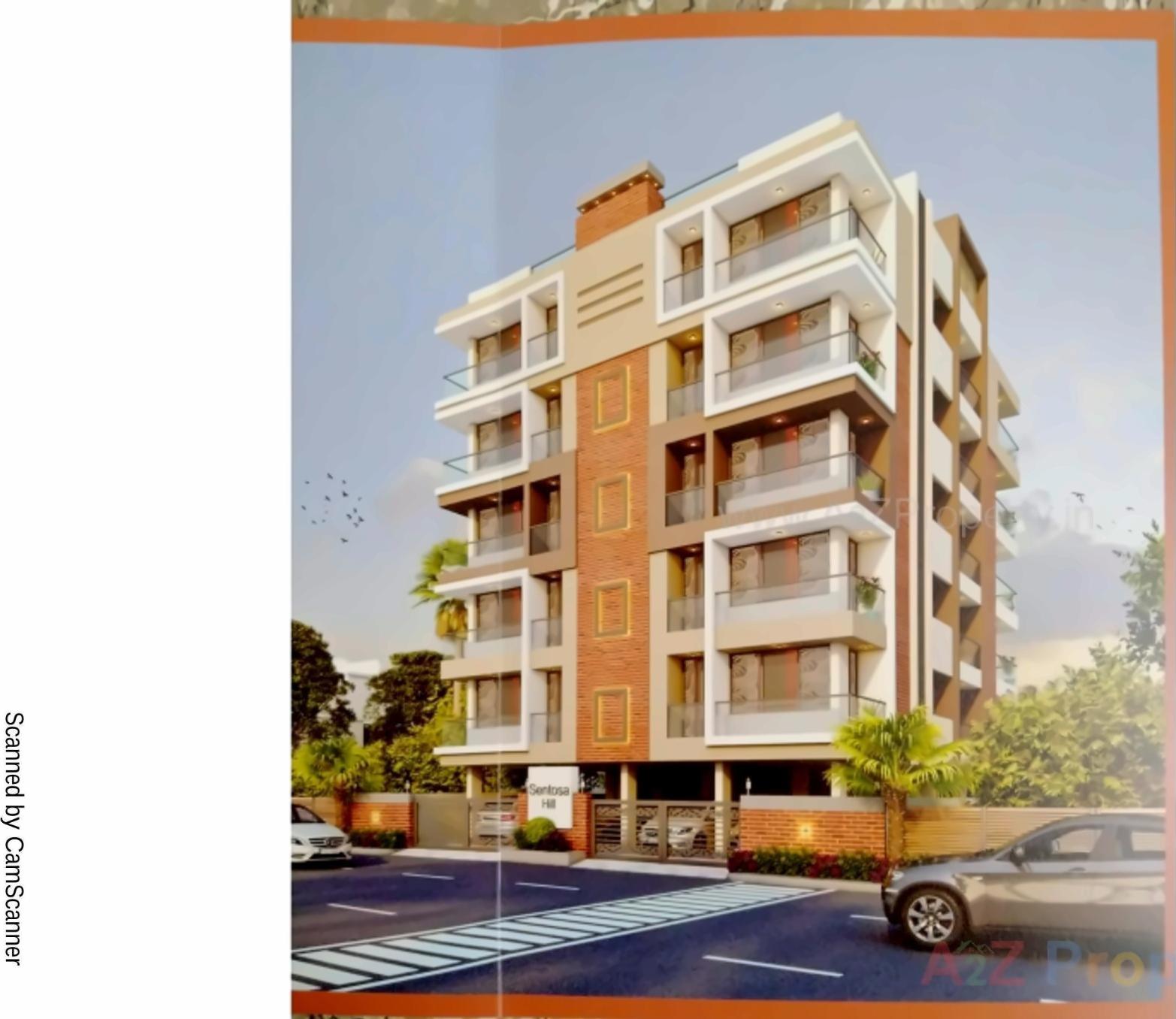 3D Elevation of real estate project Sentosa Hill located at Nanamava, Rajkot, Gujarat