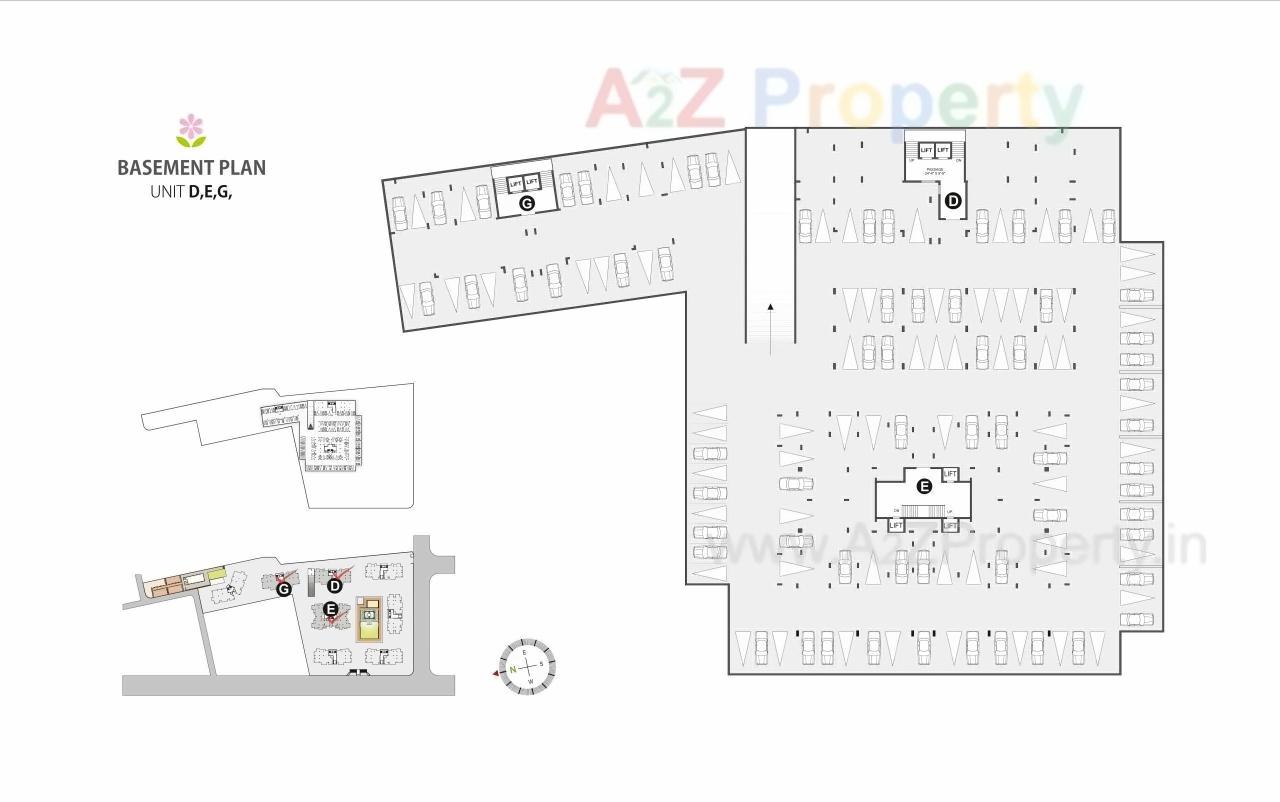 Layout of real estate project Serenity Garden located at Rajkot, Rajkot, Gujarat