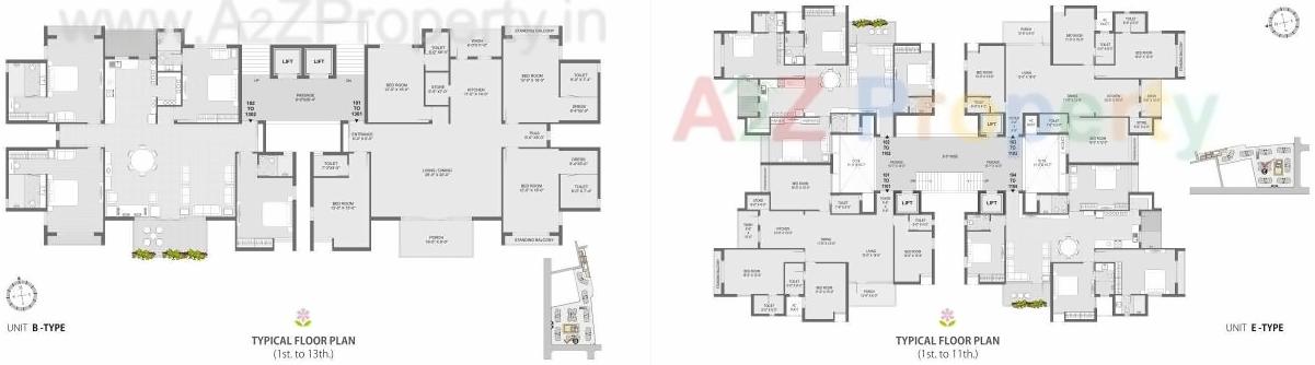 Layout of real estate project Serenity Garden located at Rajkot, Rajkot, Gujarat