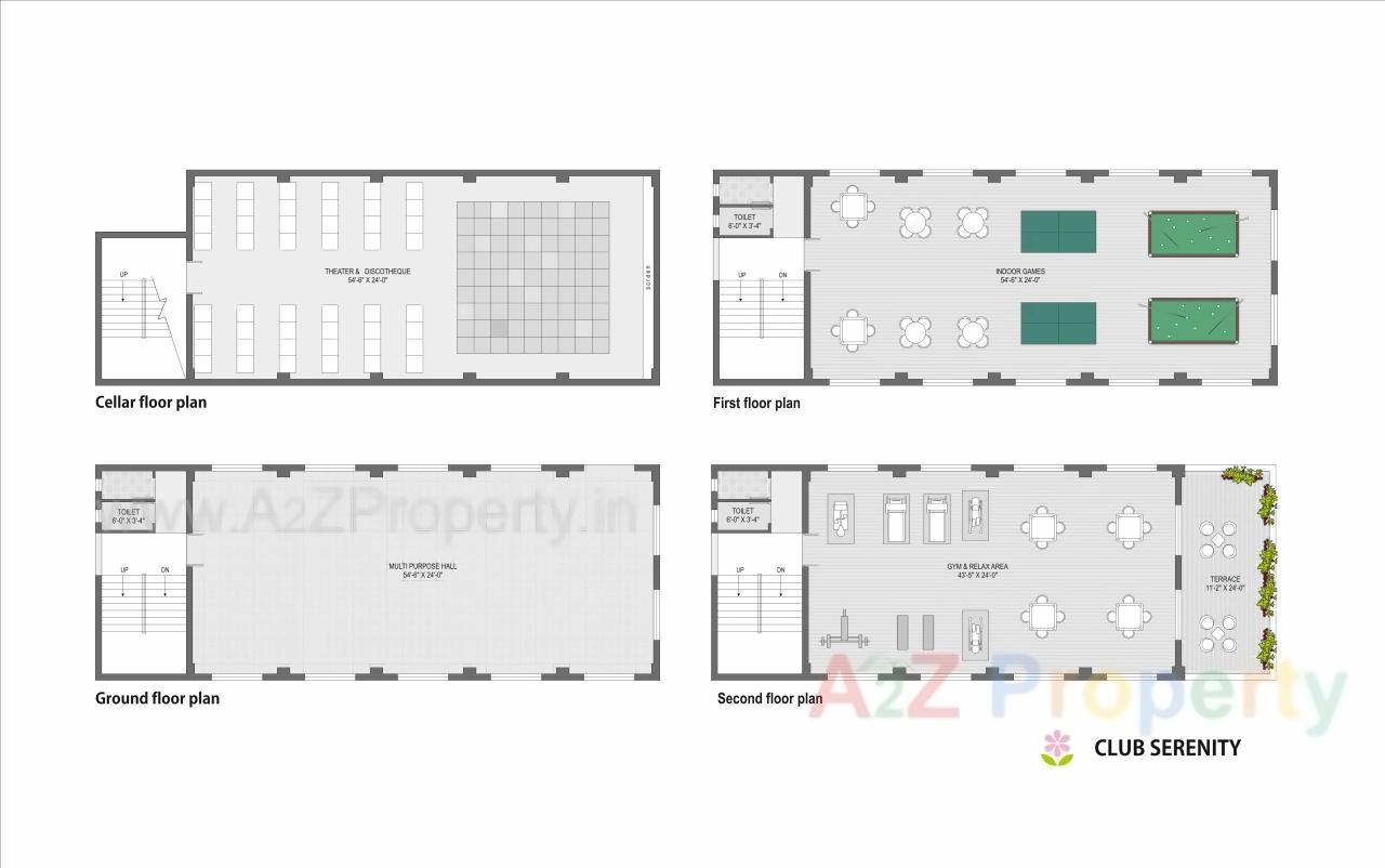 Layout of real estate project Serenity Garden located at Rajkot, Rajkot, Gujarat