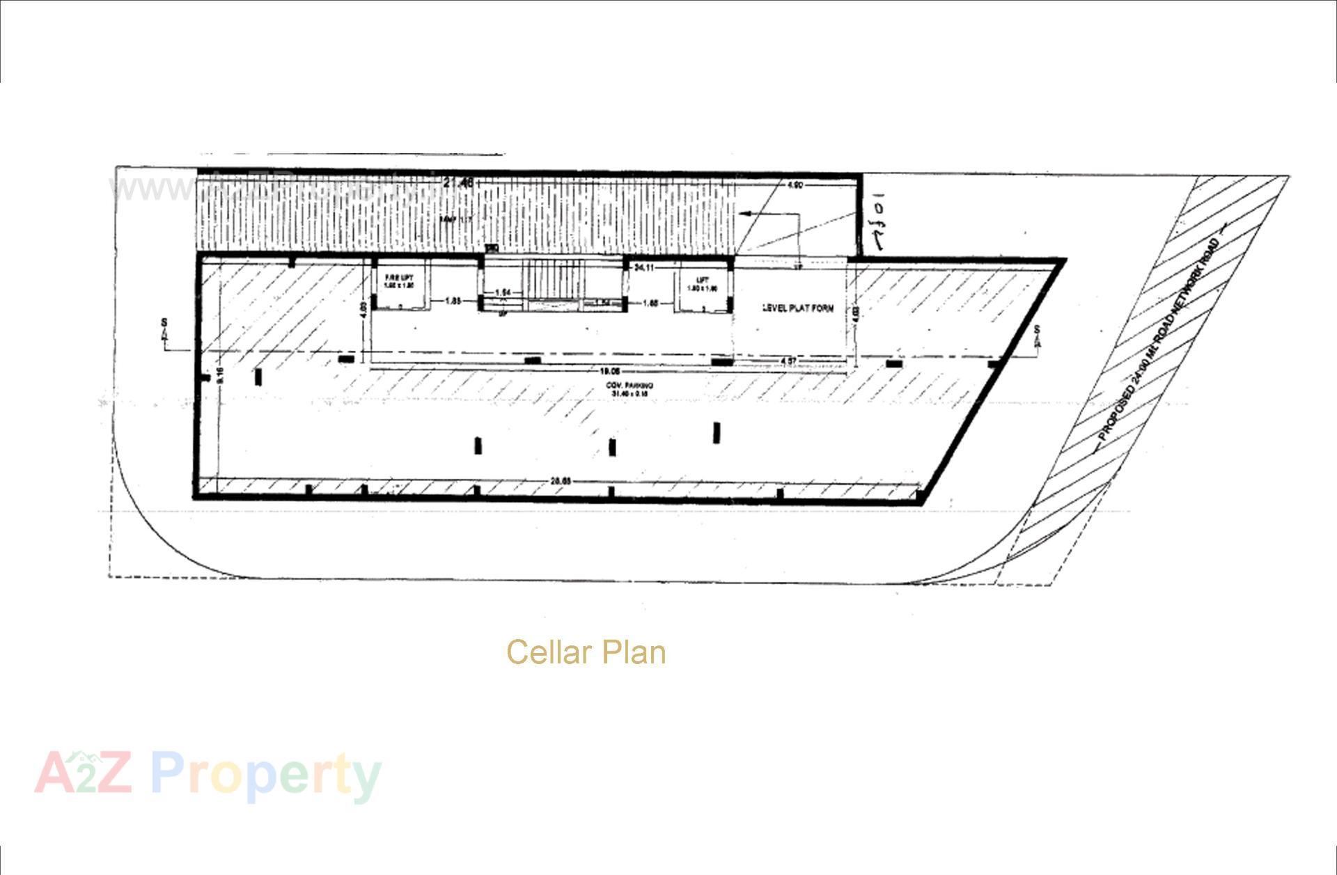 Layout of real estate project Shagun Avenue located at Rajkot, Rajkot, Gujarat