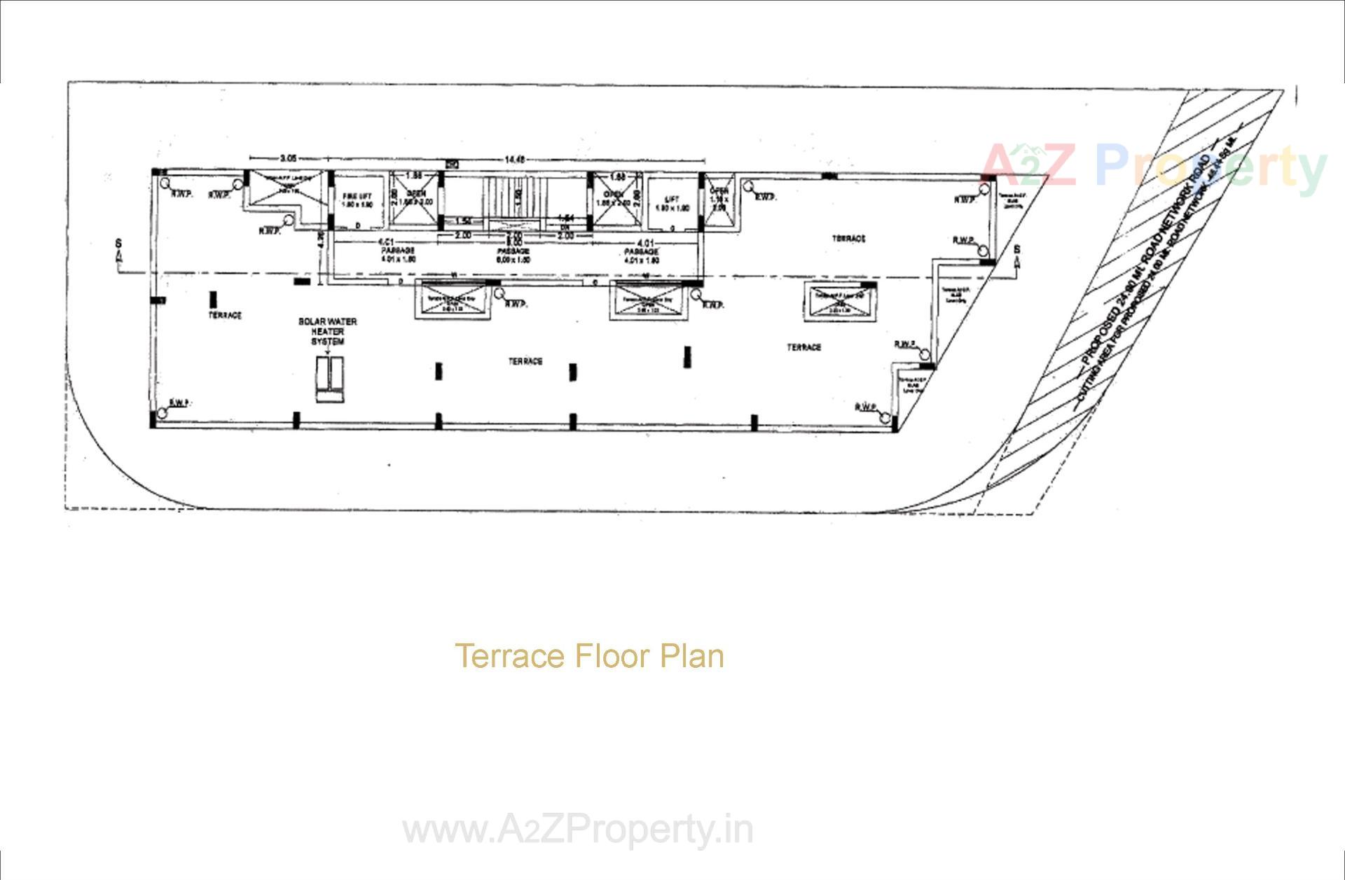 Layout of real estate project Shagun Avenue located at Rajkot, Rajkot, Gujarat