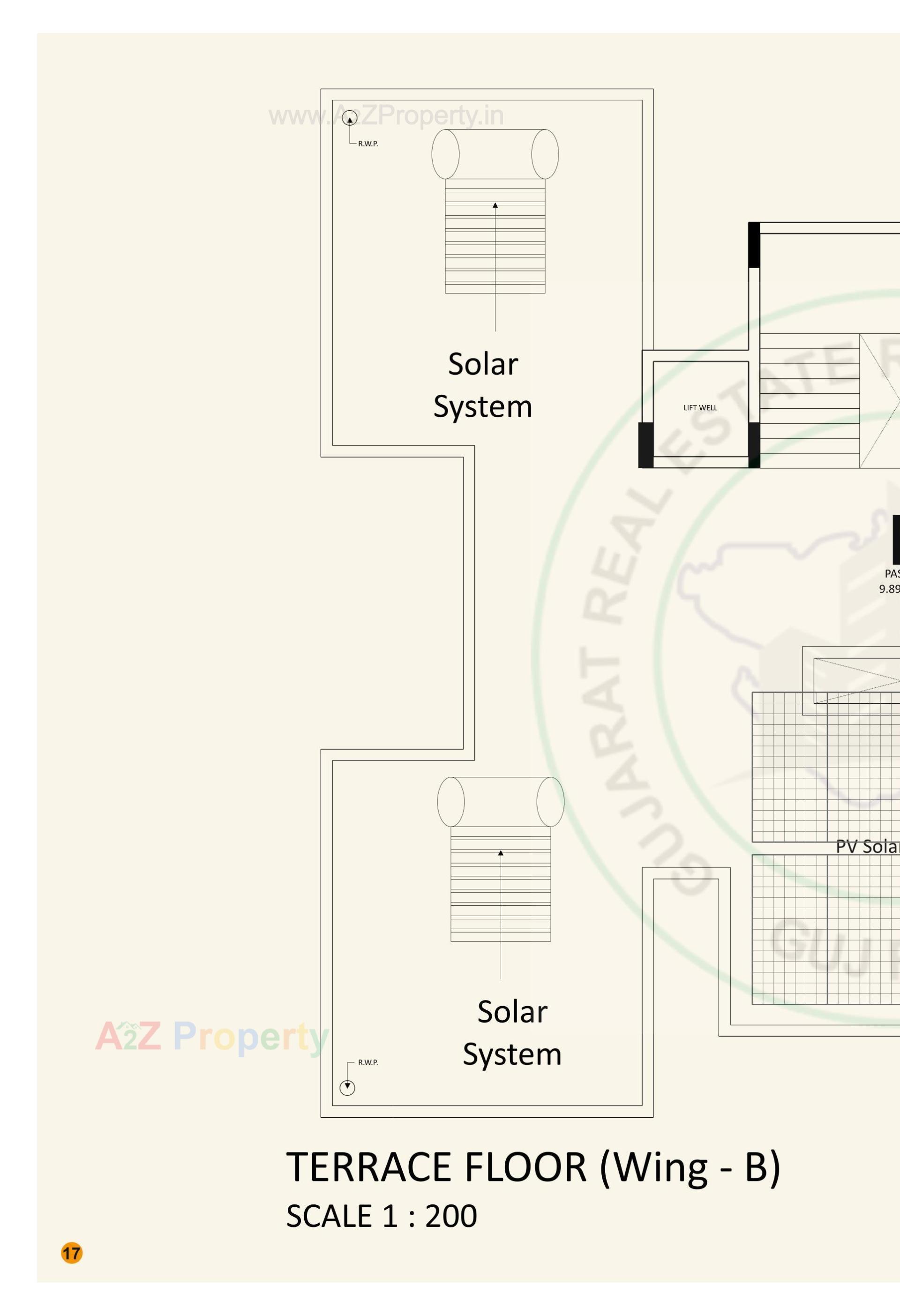 Layout of real estate project Shaligram Heights located at Rajkot, Rajkot, Gujarat