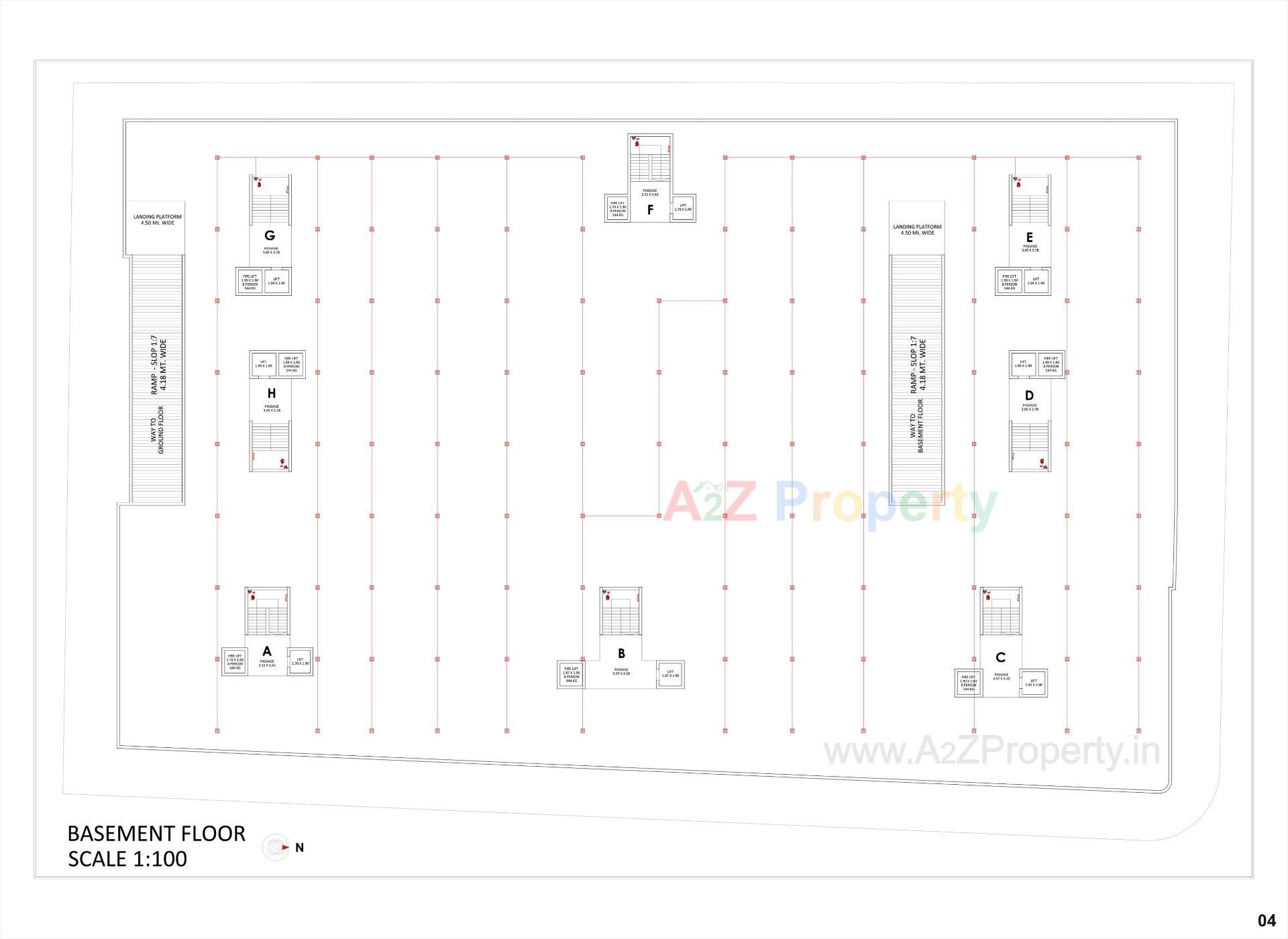 Layout of real estate project Shaligram Shilp located at Rajkot, Rajkot, Gujarat