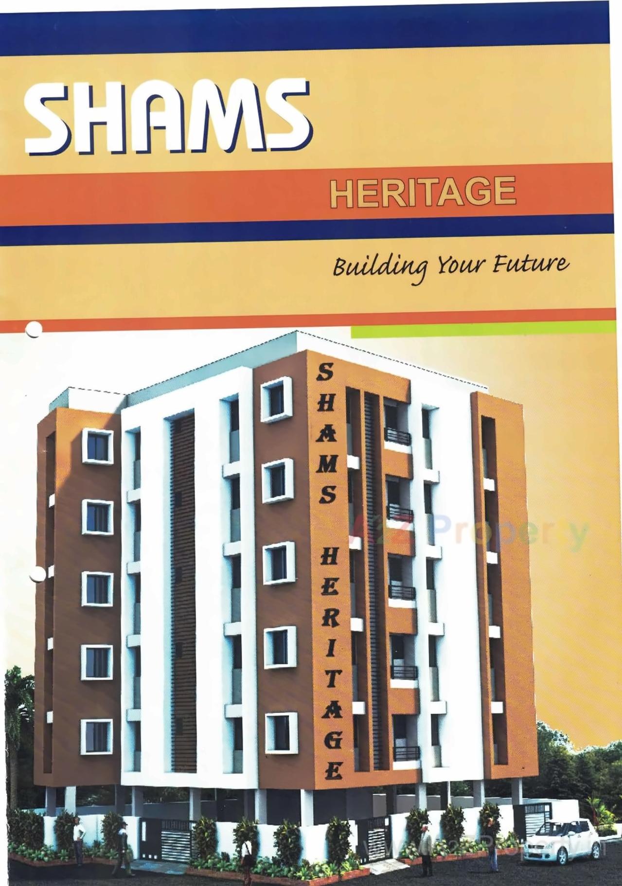 3D Elevation of real estate project Shams Heritage located at City, Rajkot, Gujarat