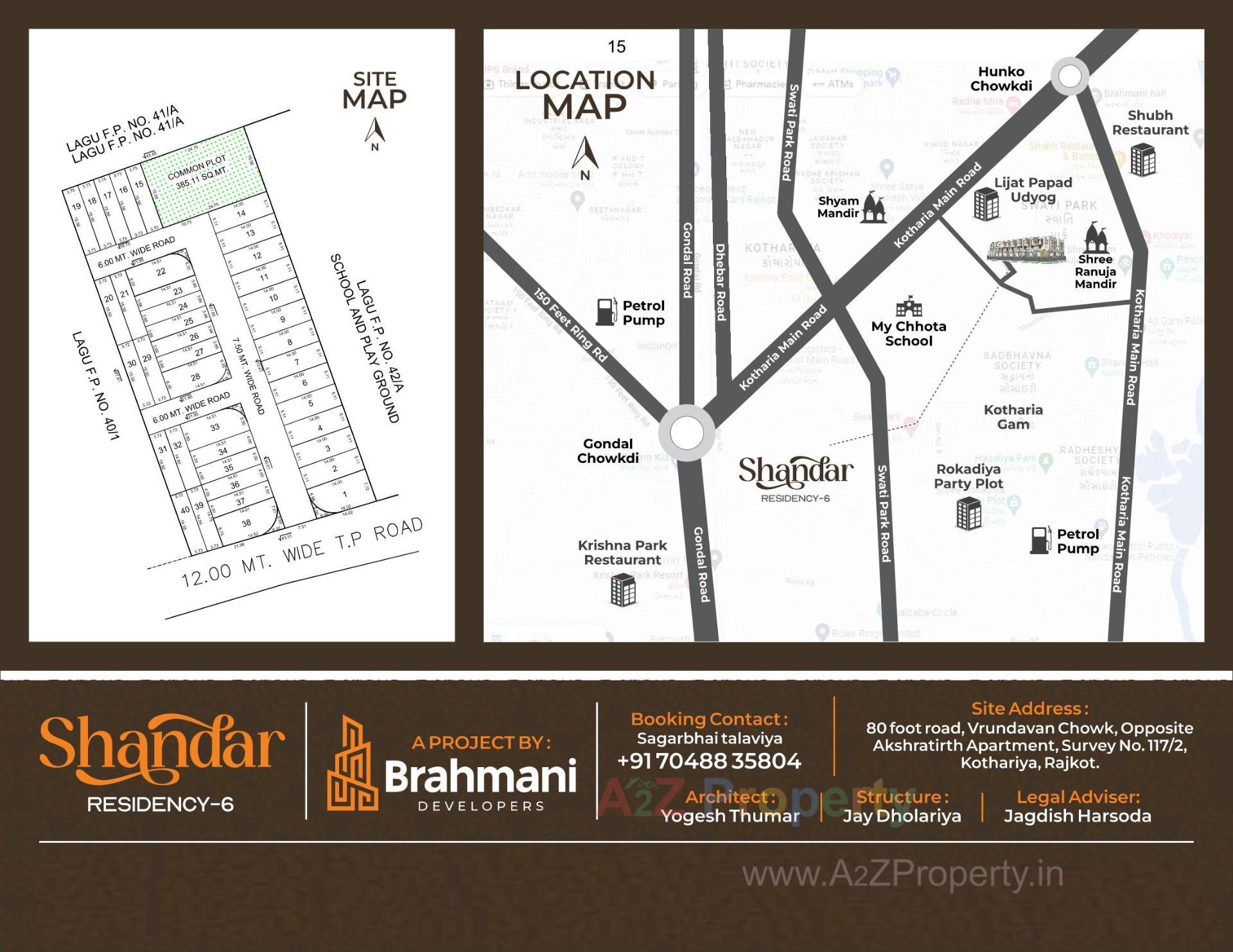  of real estate project Shandar Residency located at Kothariya, Rajkot, Gujarat