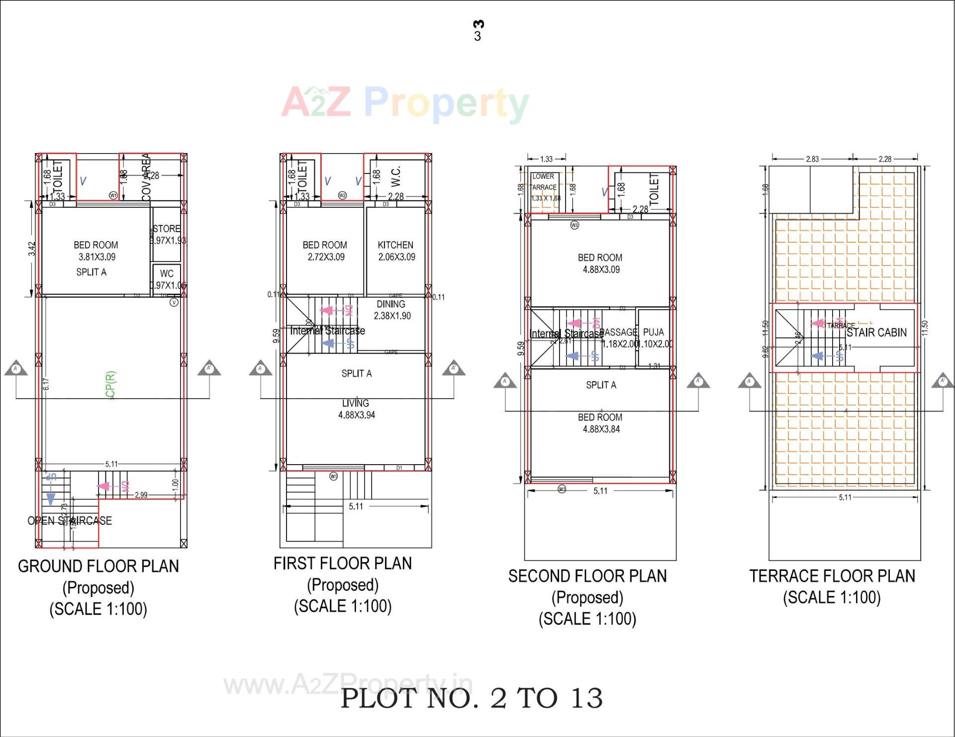 Layout of real estate project Shandar Residency located at Kothariya, Rajkot, Gujarat