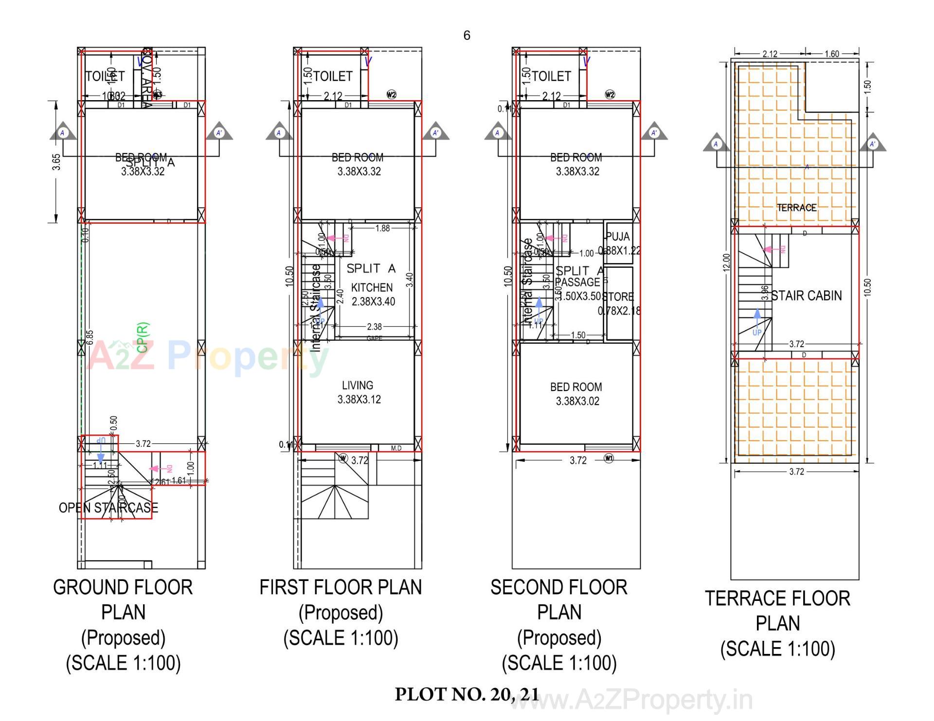 Layout of real estate project Shandar Residency located at Kothariya, Rajkot, Gujarat