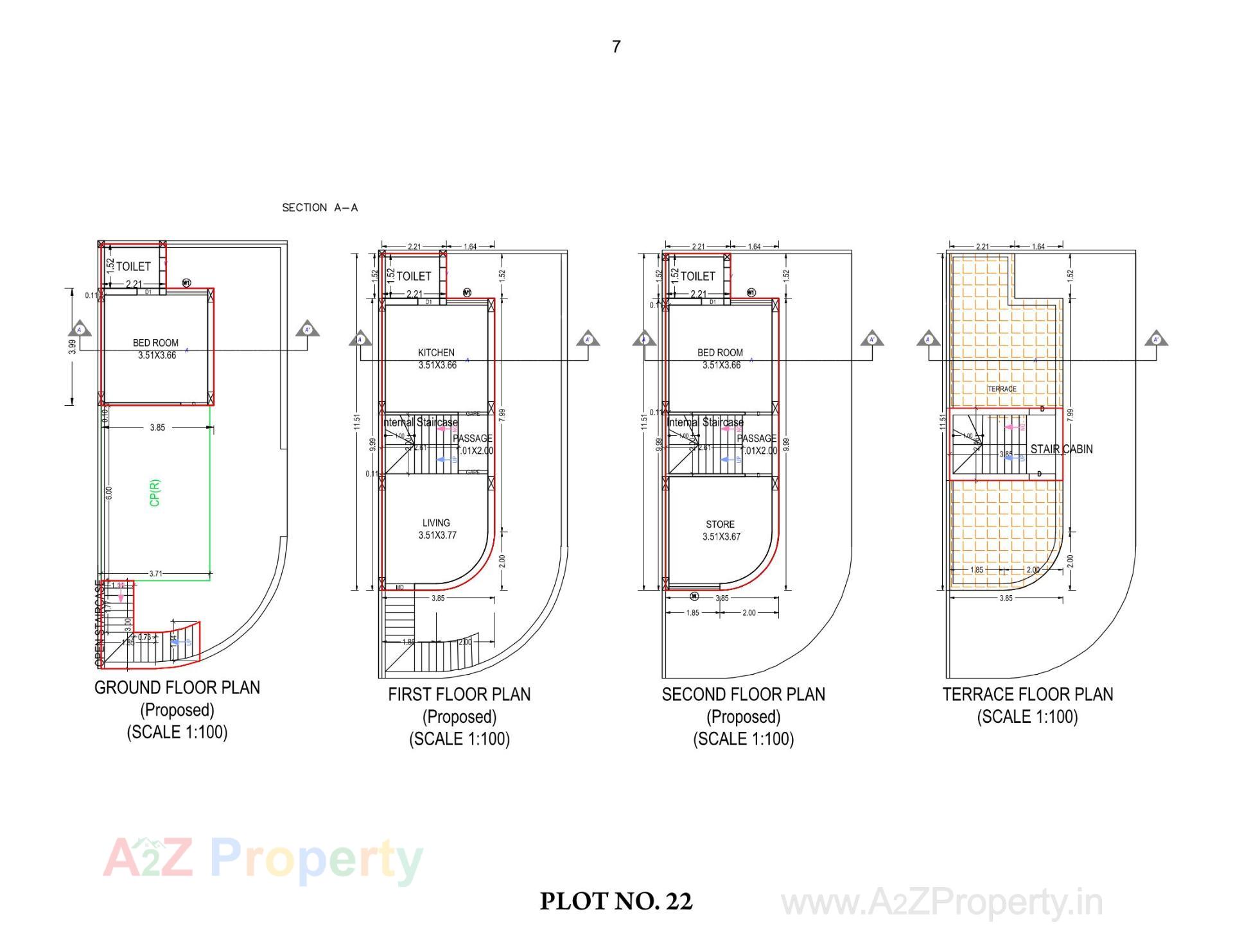 Layout of real estate project Shandar Residency located at Kothariya, Rajkot, Gujarat