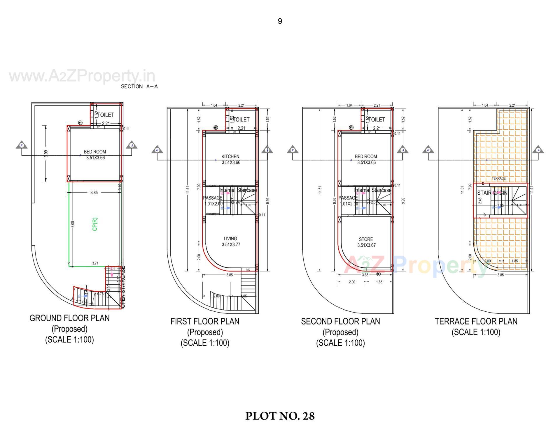Layout of real estate project Shandar Residency located at Kothariya, Rajkot, Gujarat