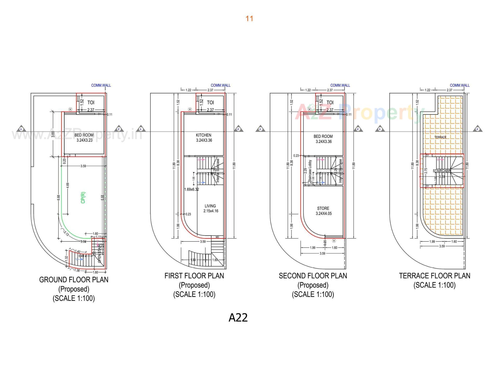 Layout of real estate project Shandar Residency located at Rajkot, Rajkot, Gujarat