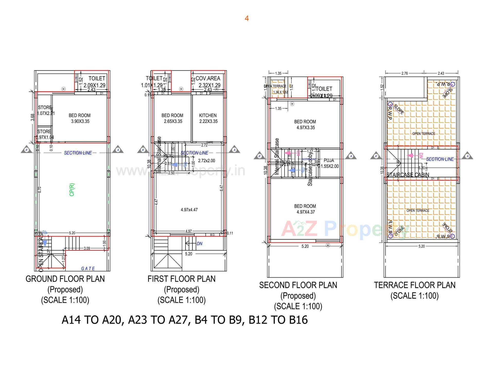 Layout of real estate project Shandar Residency located at Rajkot, Rajkot, Gujarat