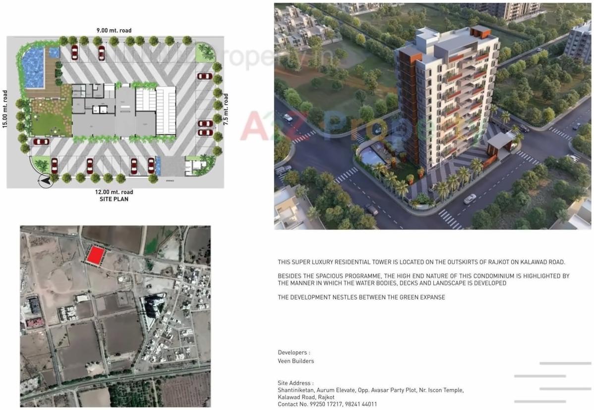  of real estate project Shantiniketan Aurum Elevate located at Rajkot, Rajkot, Gujarat