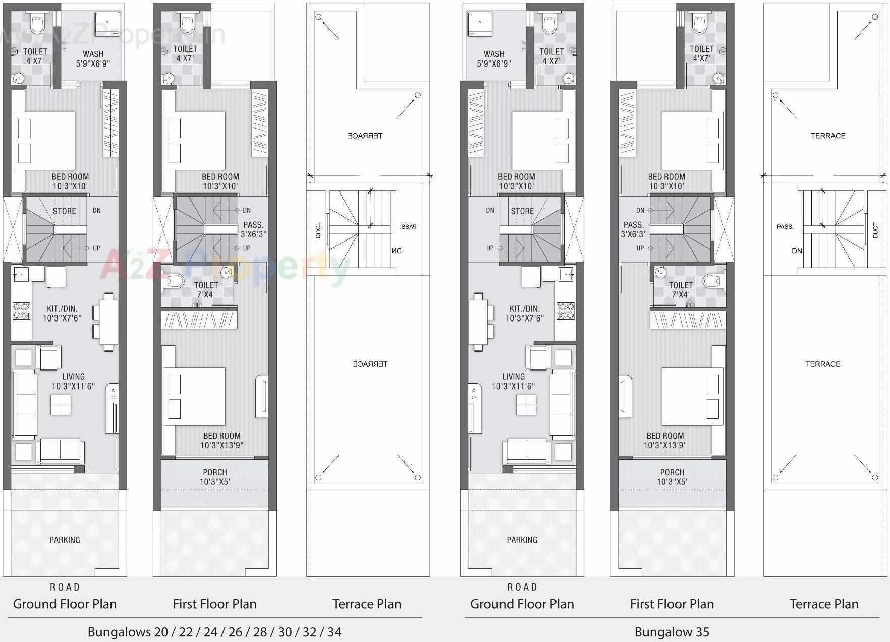 Layout of real estate project Shantivan Residency located at Rajkot, Rajkot, Gujarat