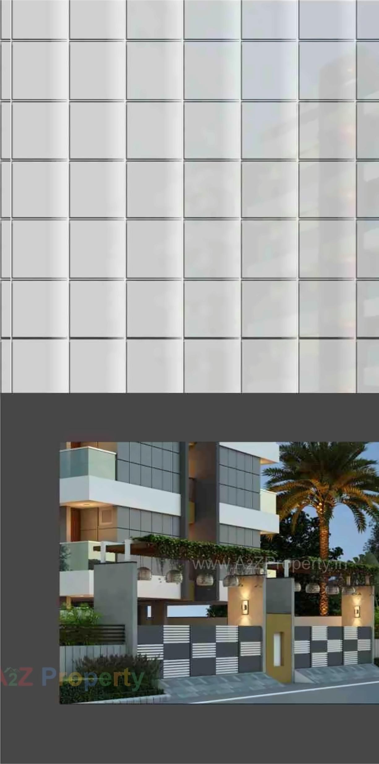 3D Elevation of real estate project Shantivan located at Mavdi, Rajkot, Gujarat