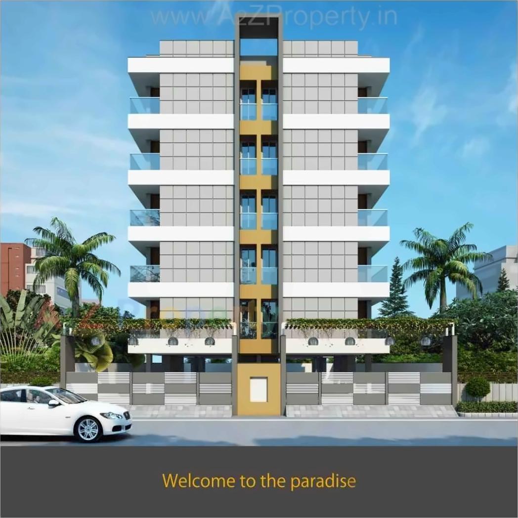 3D Elevation of real estate project Shantivan located at Mavdi, Rajkot, Gujarat