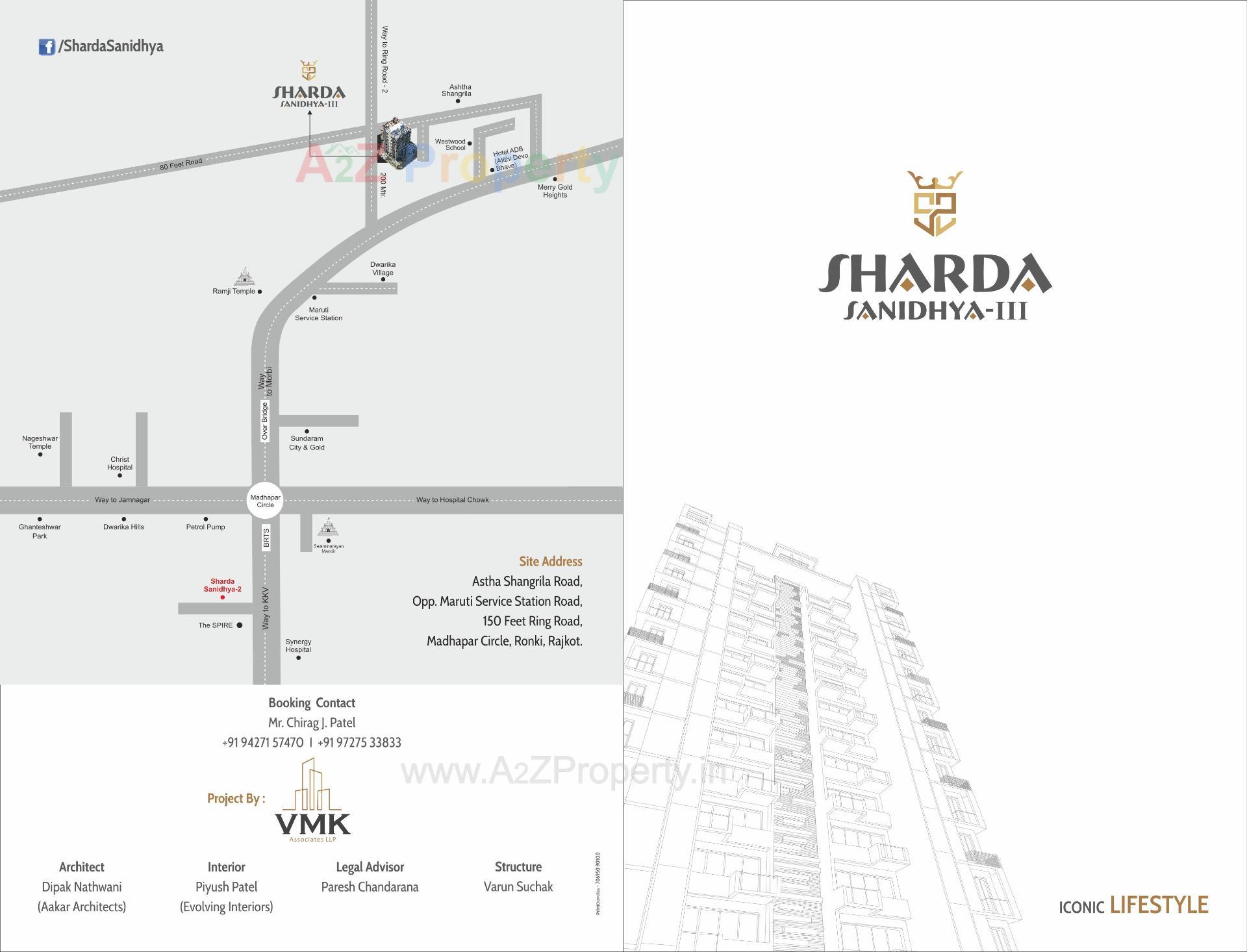  of real estate project Sharda Sanidhya located at Ronki, Rajkot, Gujarat