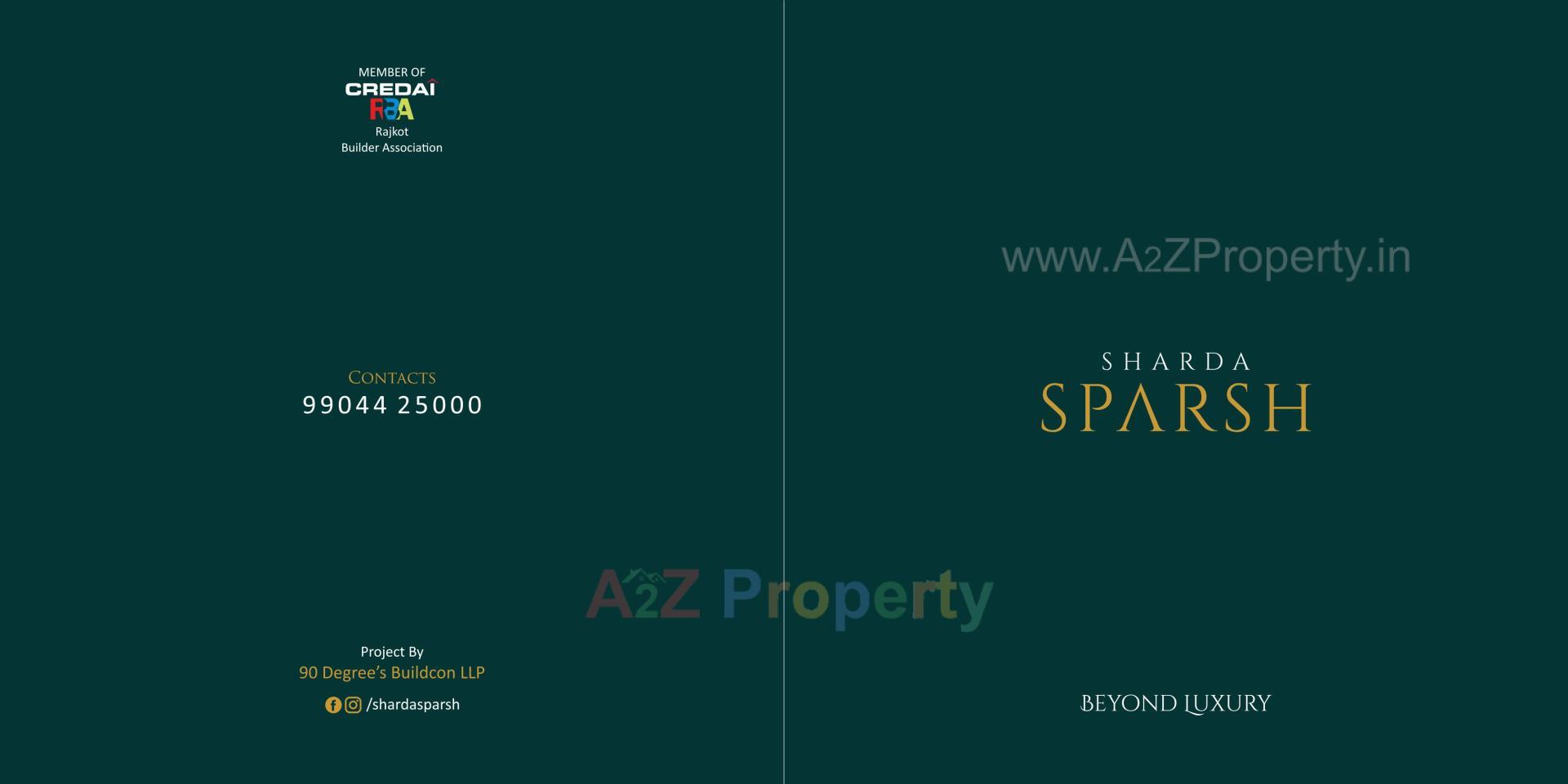  of real estate project Sharda Sparsh located at Manharpur, Rajkot, Gujarat