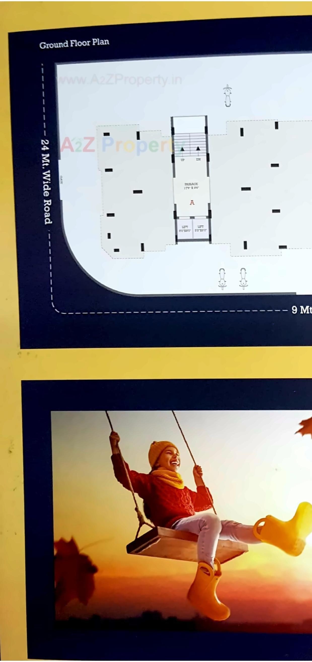 Layout of real estate project Shikhar Heights located at Kangashiyali, Rajkot, Gujarat