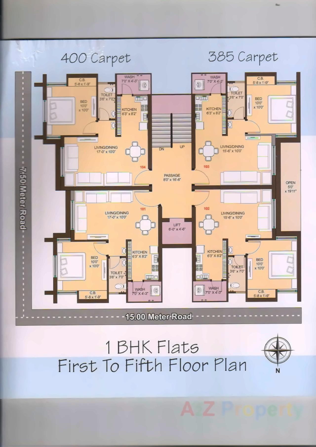 Layout of real estate project Shikhar Sky located at Kangashiyali, Rajkot, Gujarat